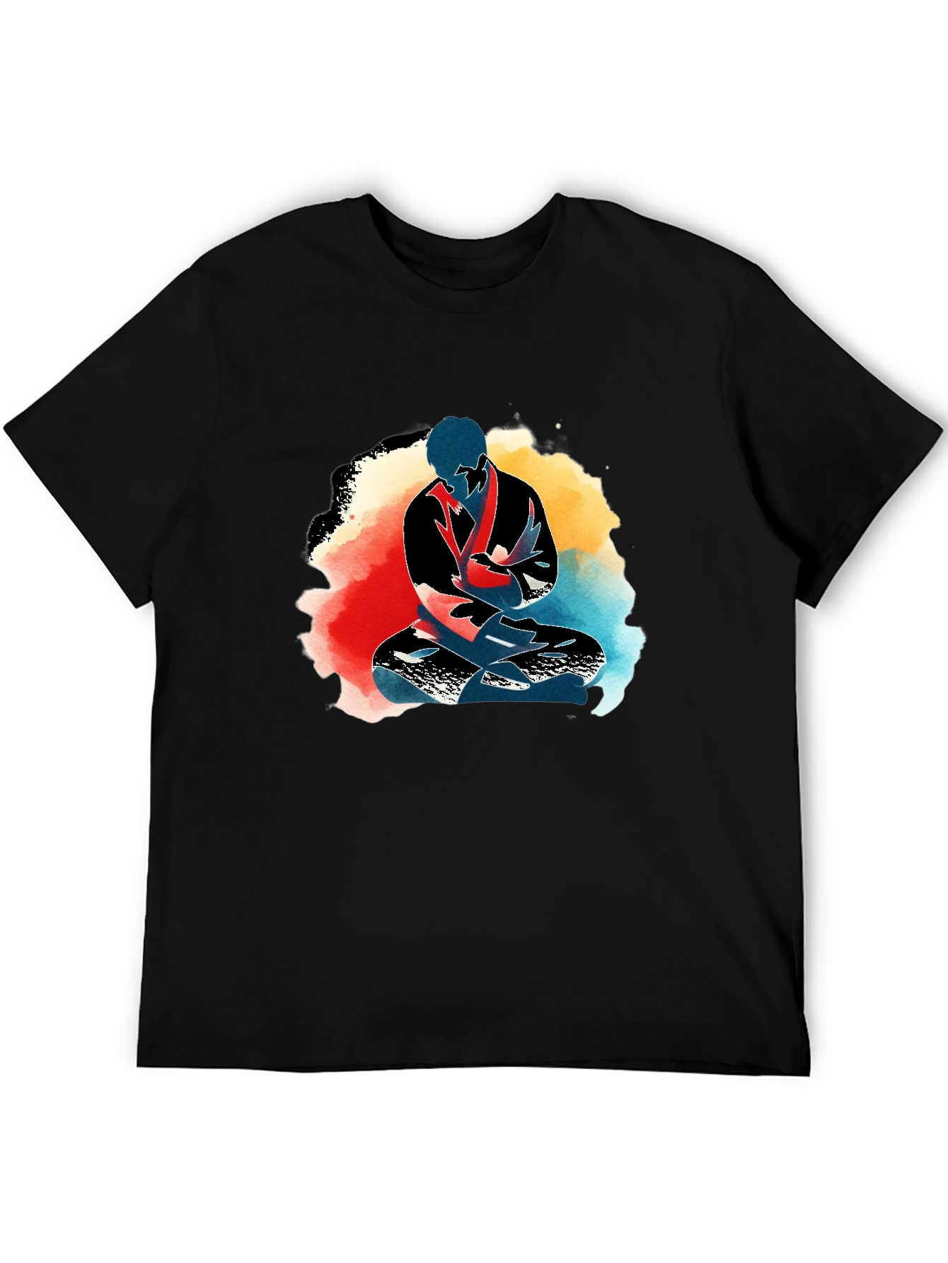 Zen Warrior Tee: Meditative Martial Arts Design