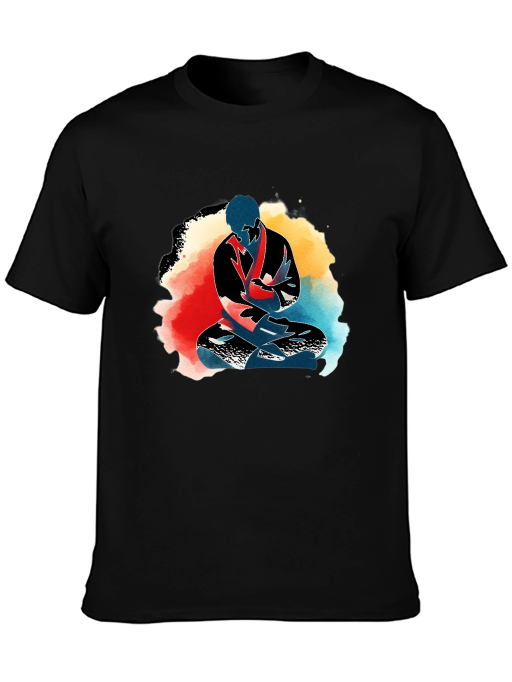 Zen Warrior Tee: Meditative Martial Arts Design
