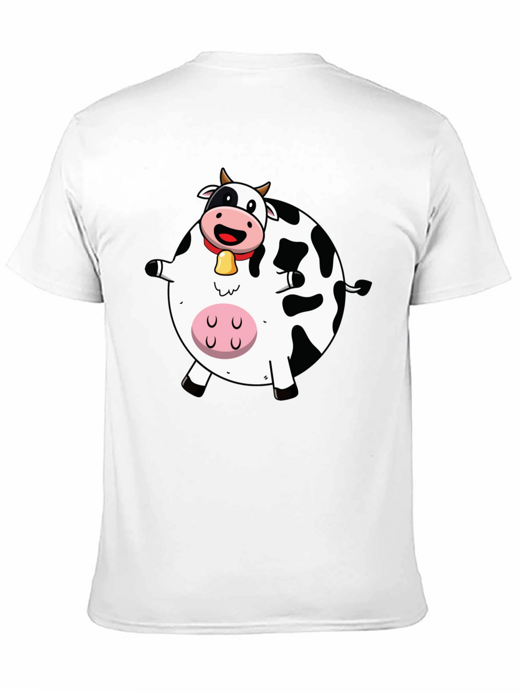 Funny Cartoon Cow Graphic T-Shirt
