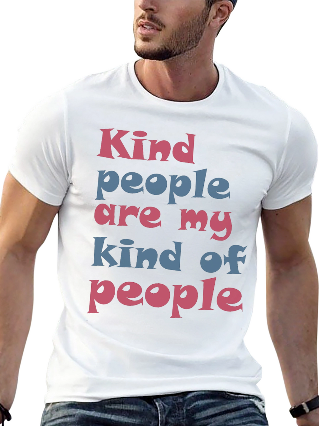 Kind People T-Shirt - Stylish Graphic Tee