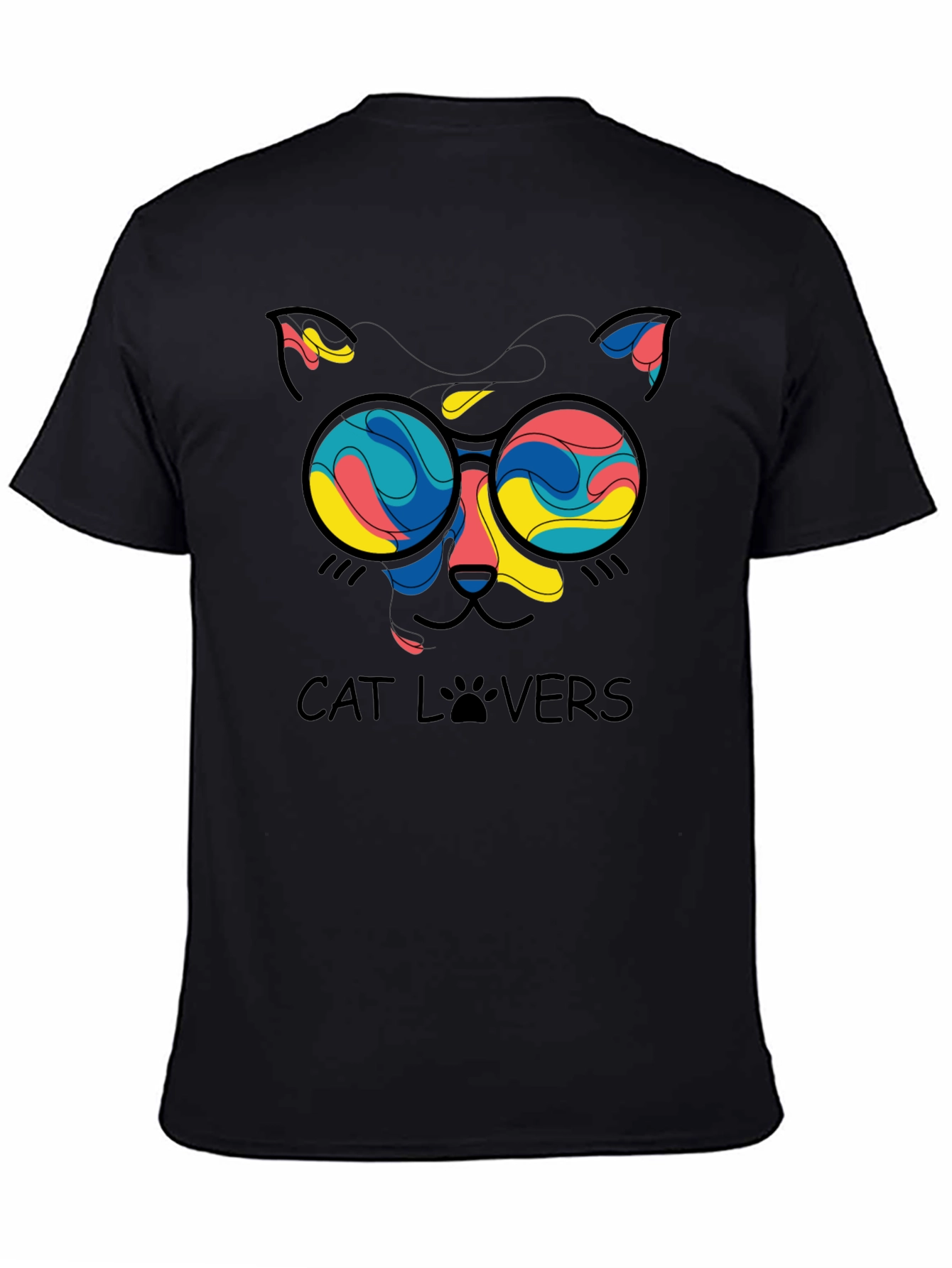 Cat Lovers T-Shirt - Funky Feline Design