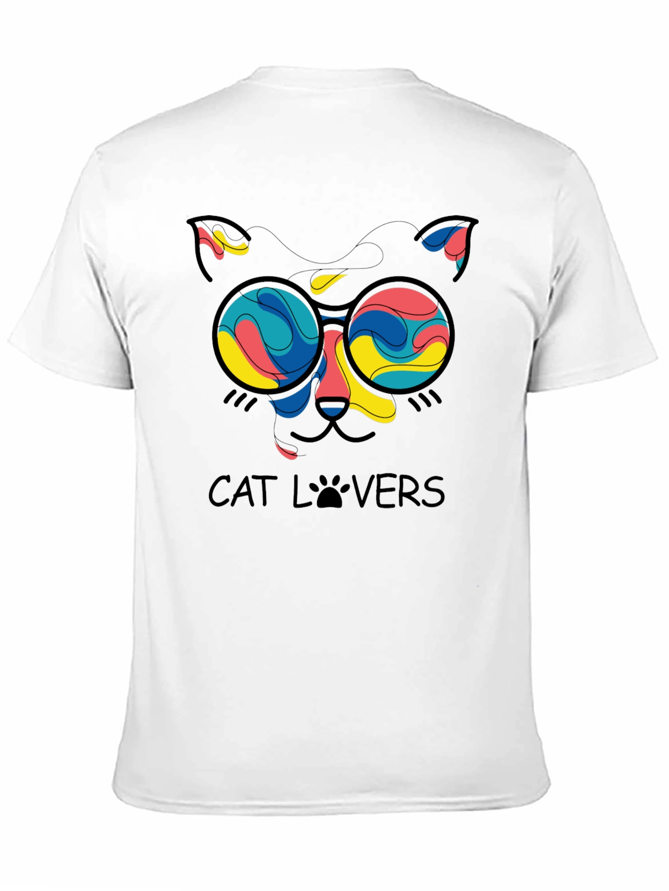 Cat Lovers T-Shirt - Funky Feline Design