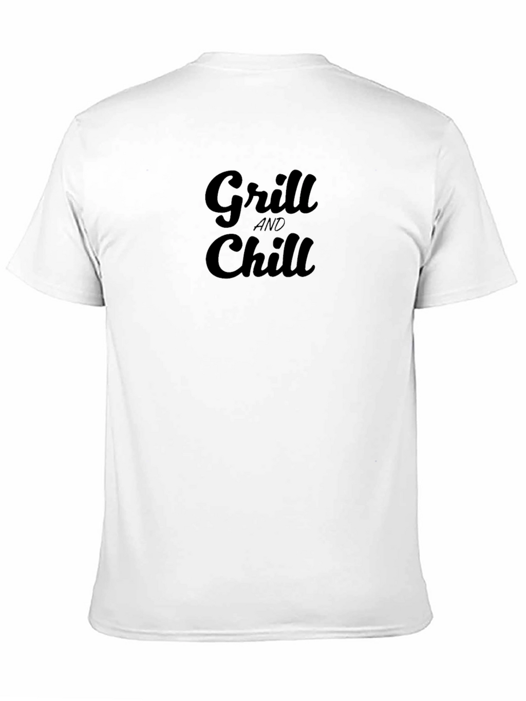 Grill and Chill Black Graphic Tee