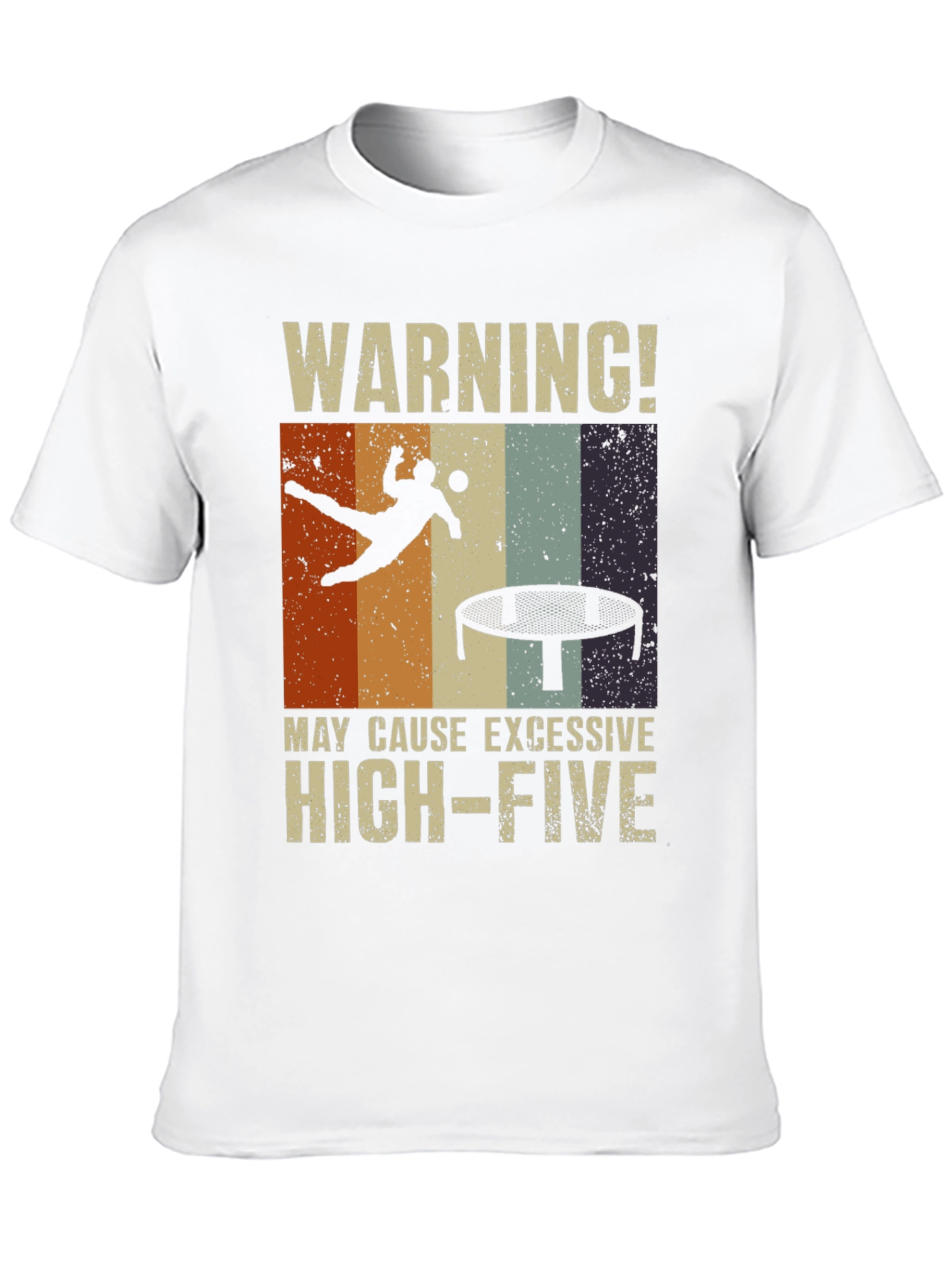Warning! Excessive High-Five Trampoline T-Shirt