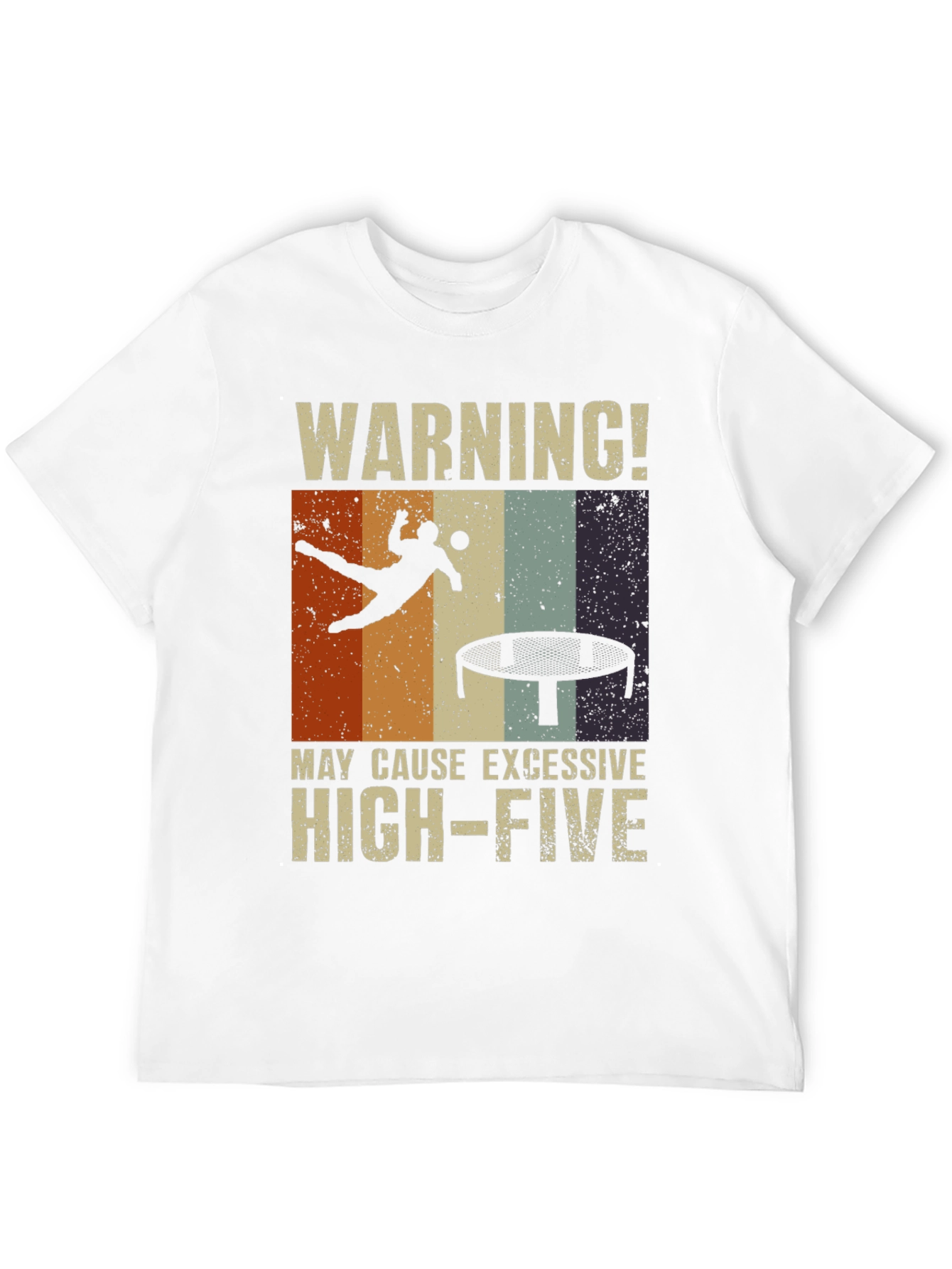 Warning! Excessive High-Five Trampoline T-Shirt