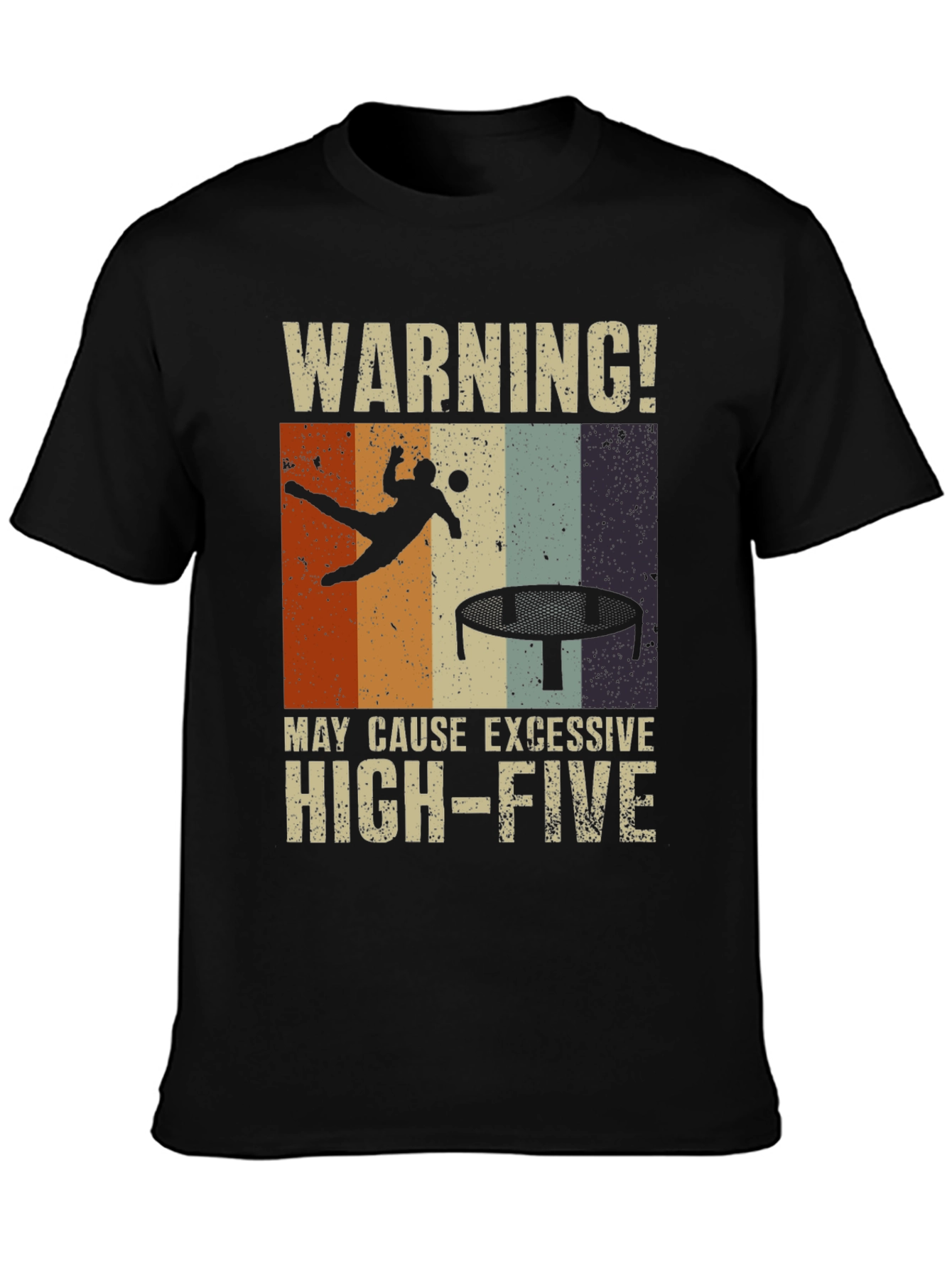 Warning! Excessive High-Five Trampoline T-Shirt