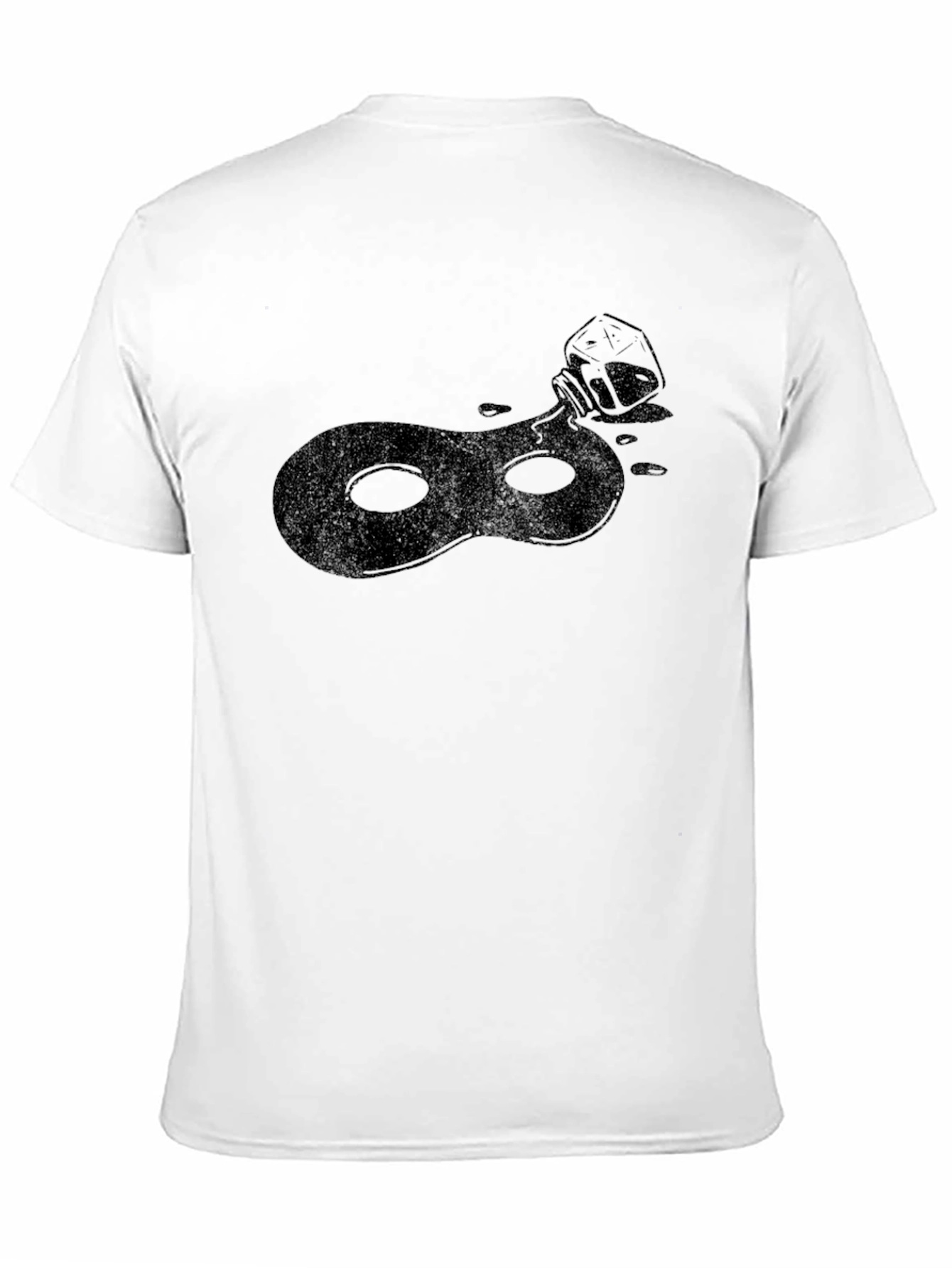 Ink Mask T-Shirt - Sleek Black Tee