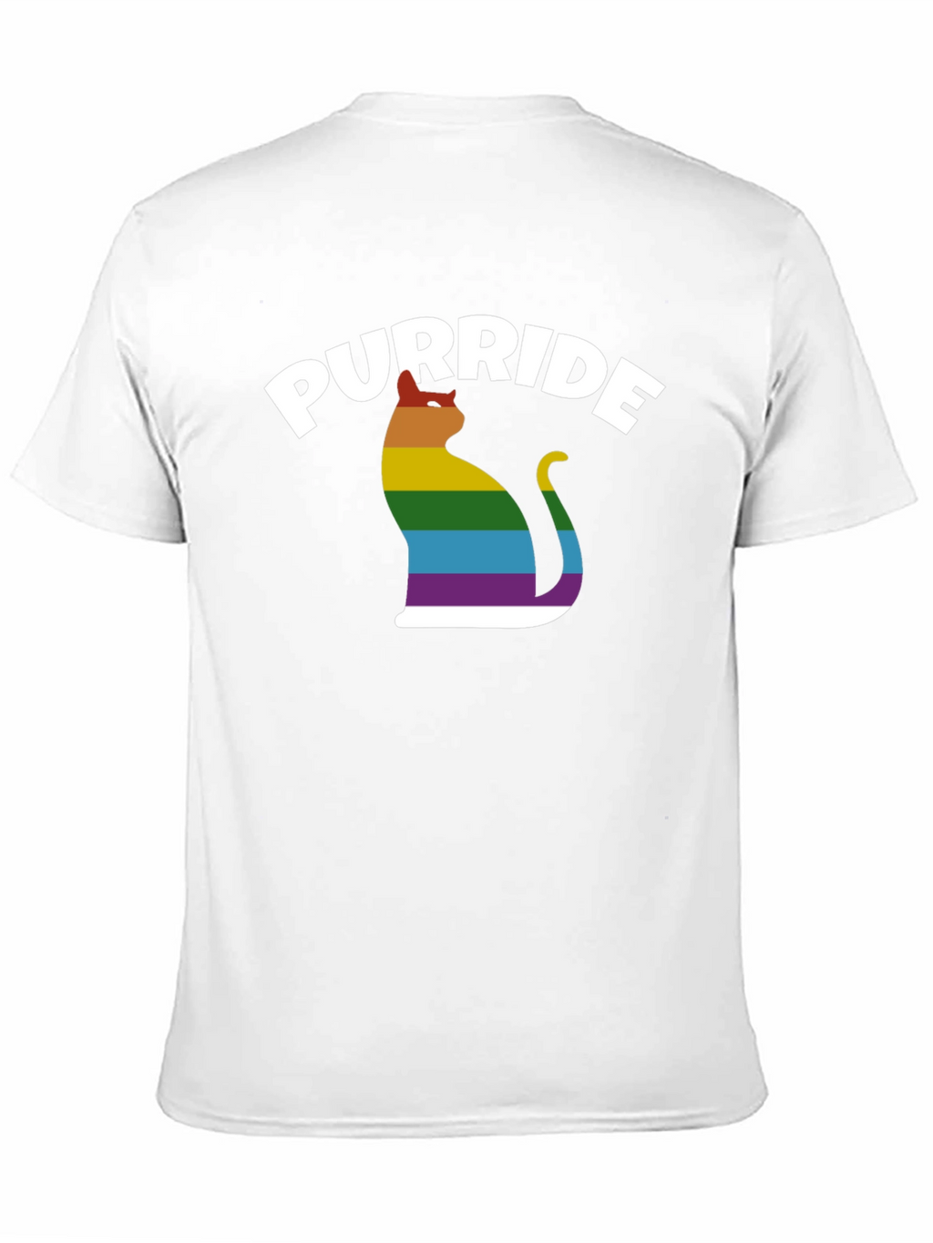 Purride LGBT Cat T-Shirt - Pride Rainbow Tee