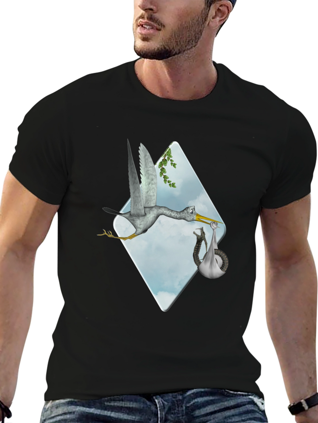 Stork Delivery Graphic Tee
