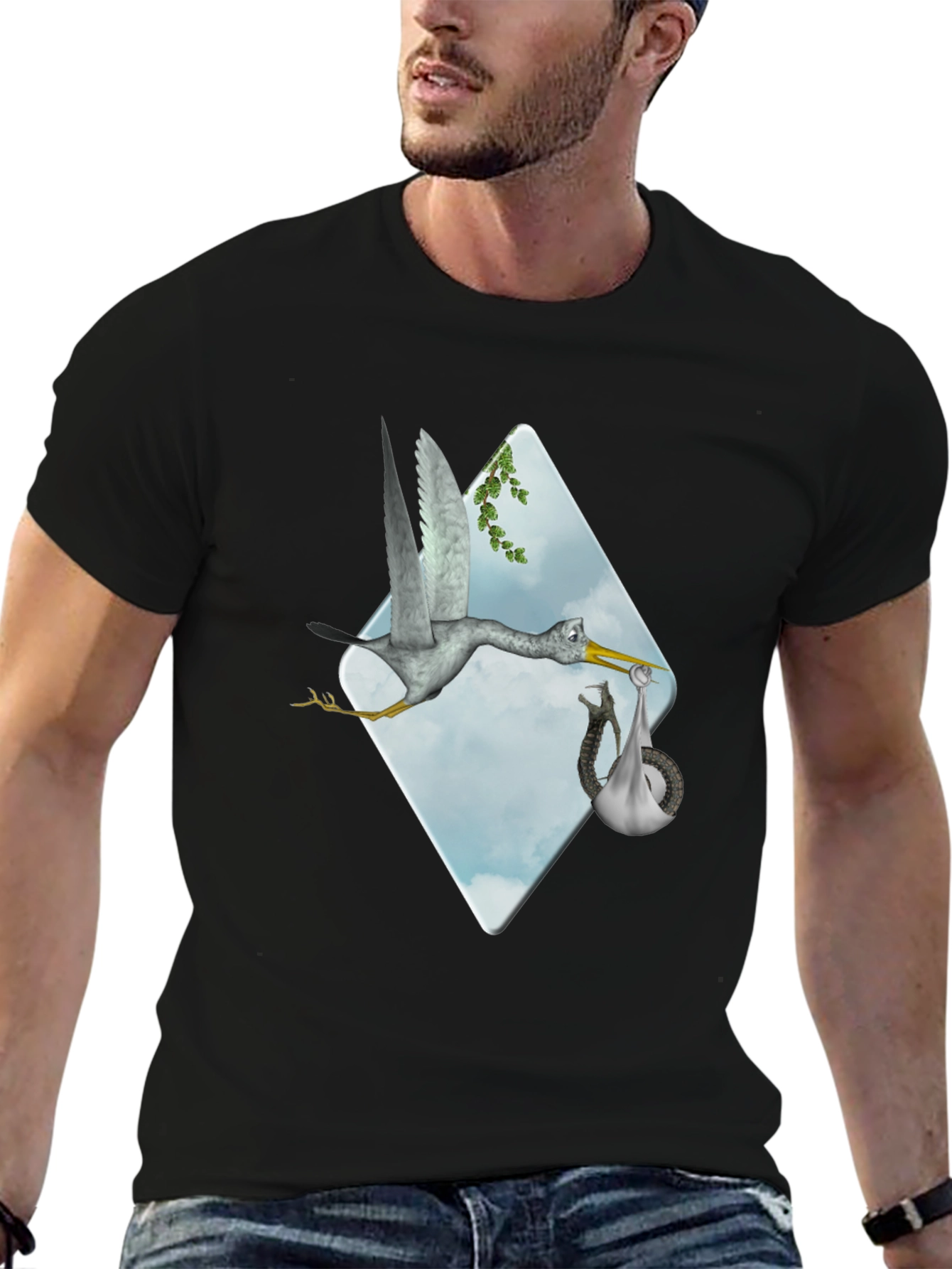Stork Delivery Graphic Tee