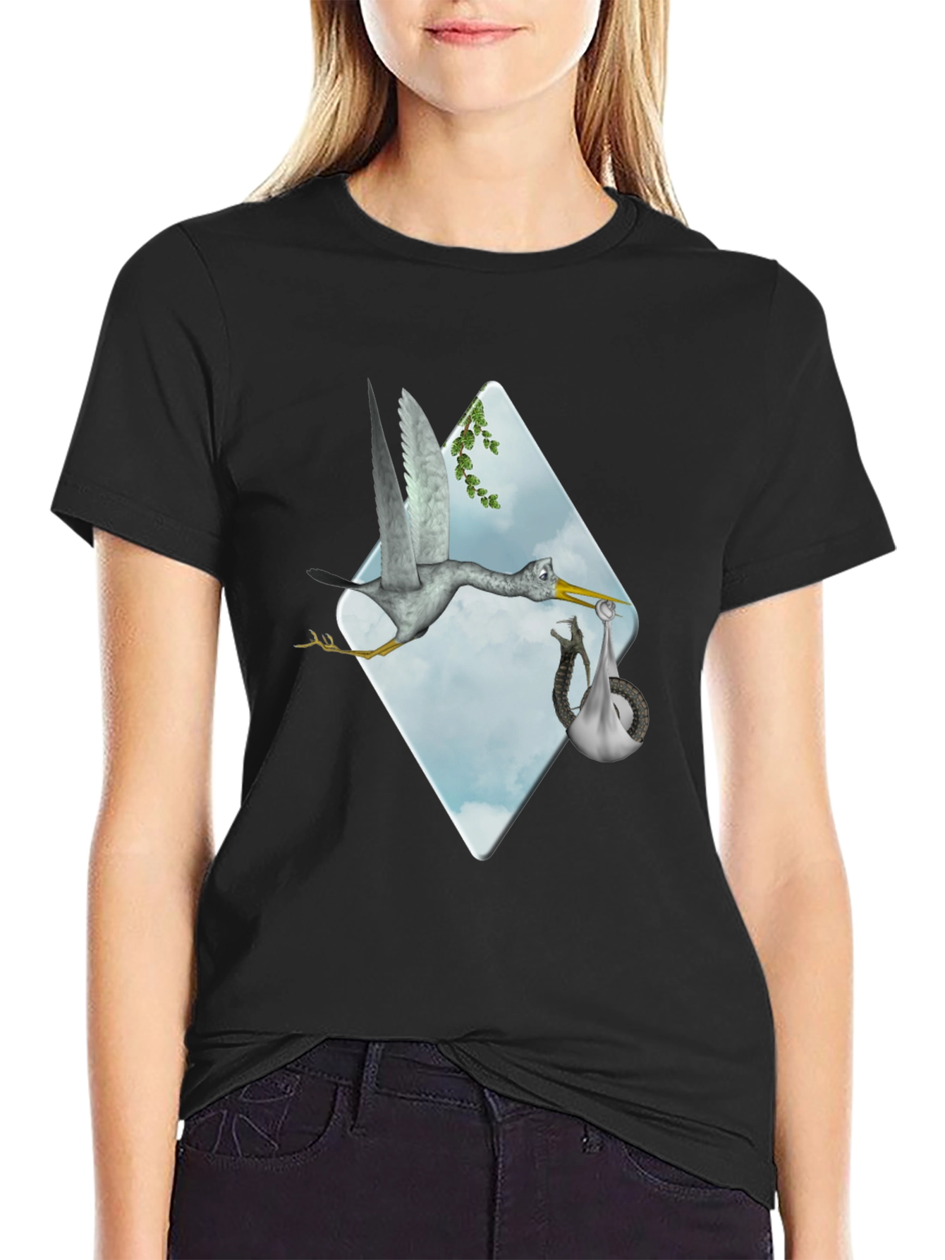 Stork Delivery Graphic Tee