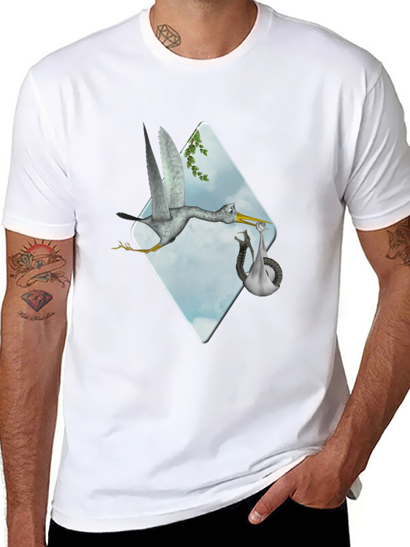 Stork Delivery Graphic Tee