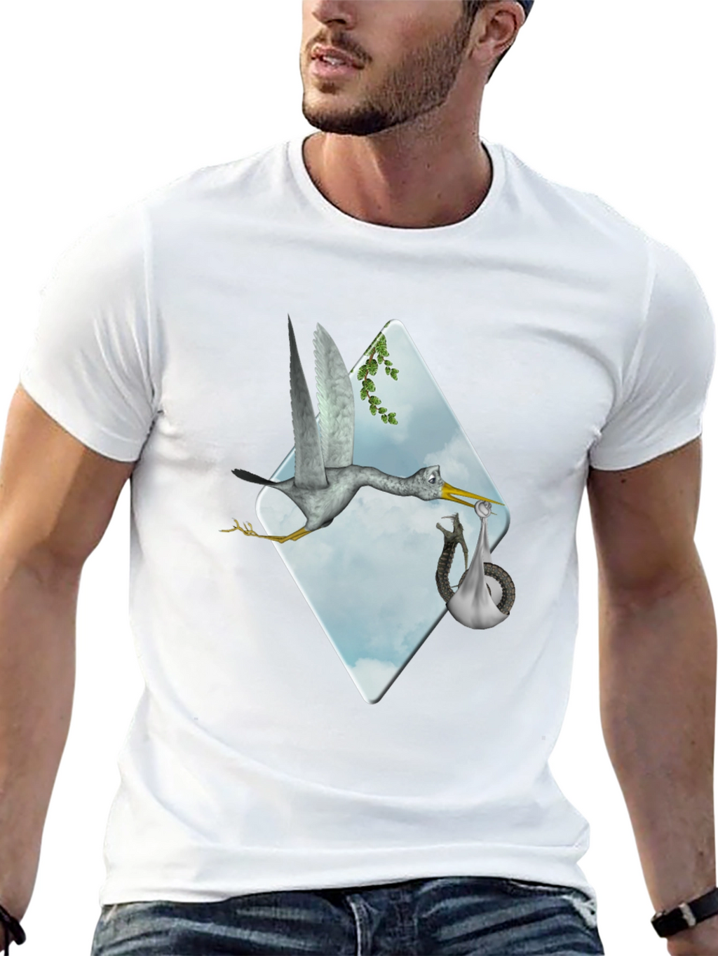 Stork Delivery Graphic Tee