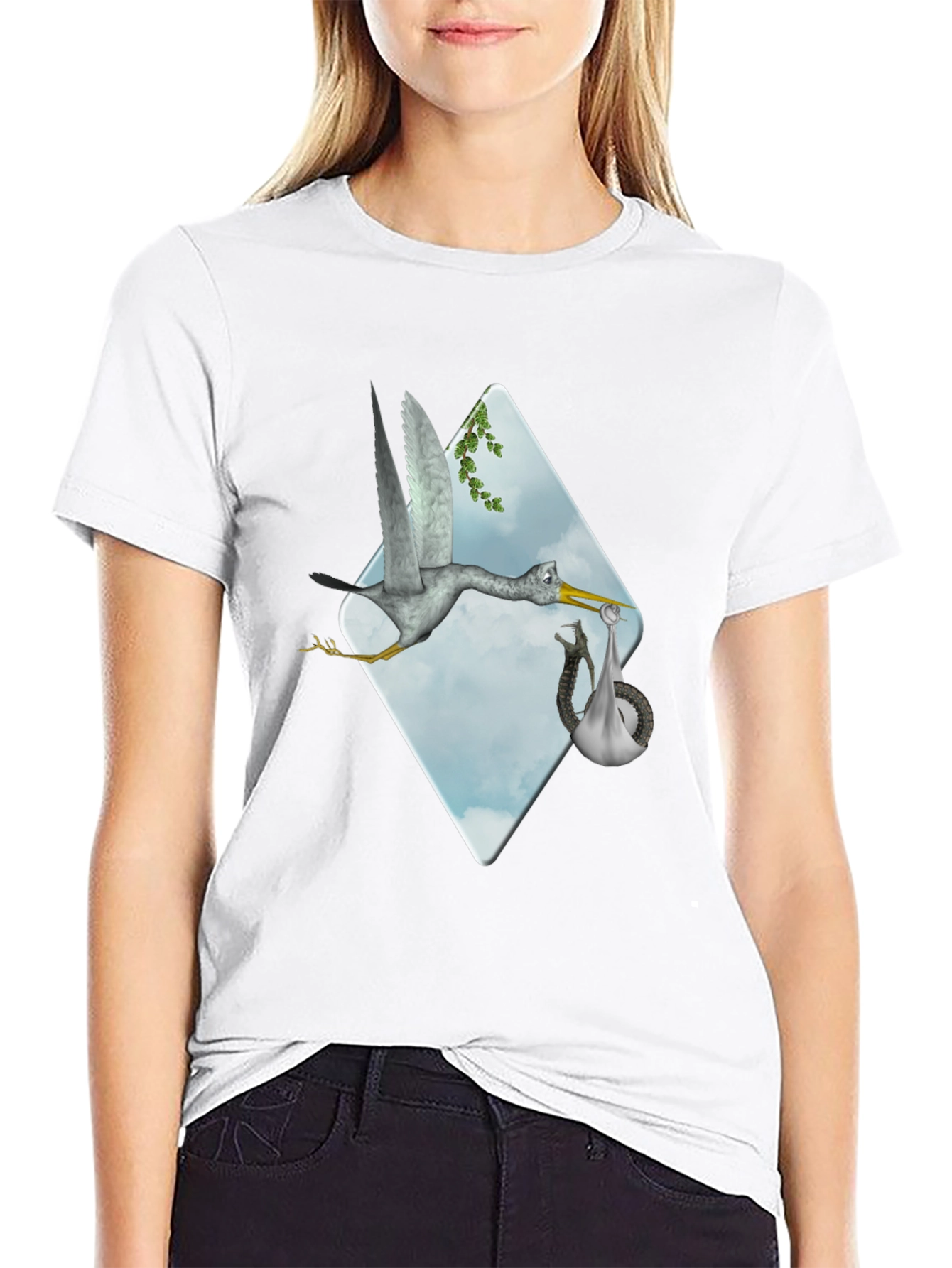 Stork Delivery Graphic Tee