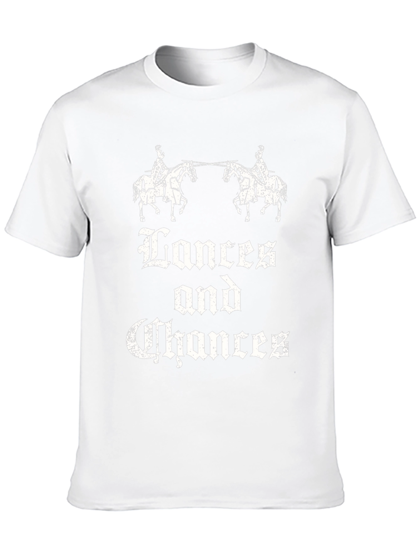 Lances and Chances Graphic Black T-Shirt
