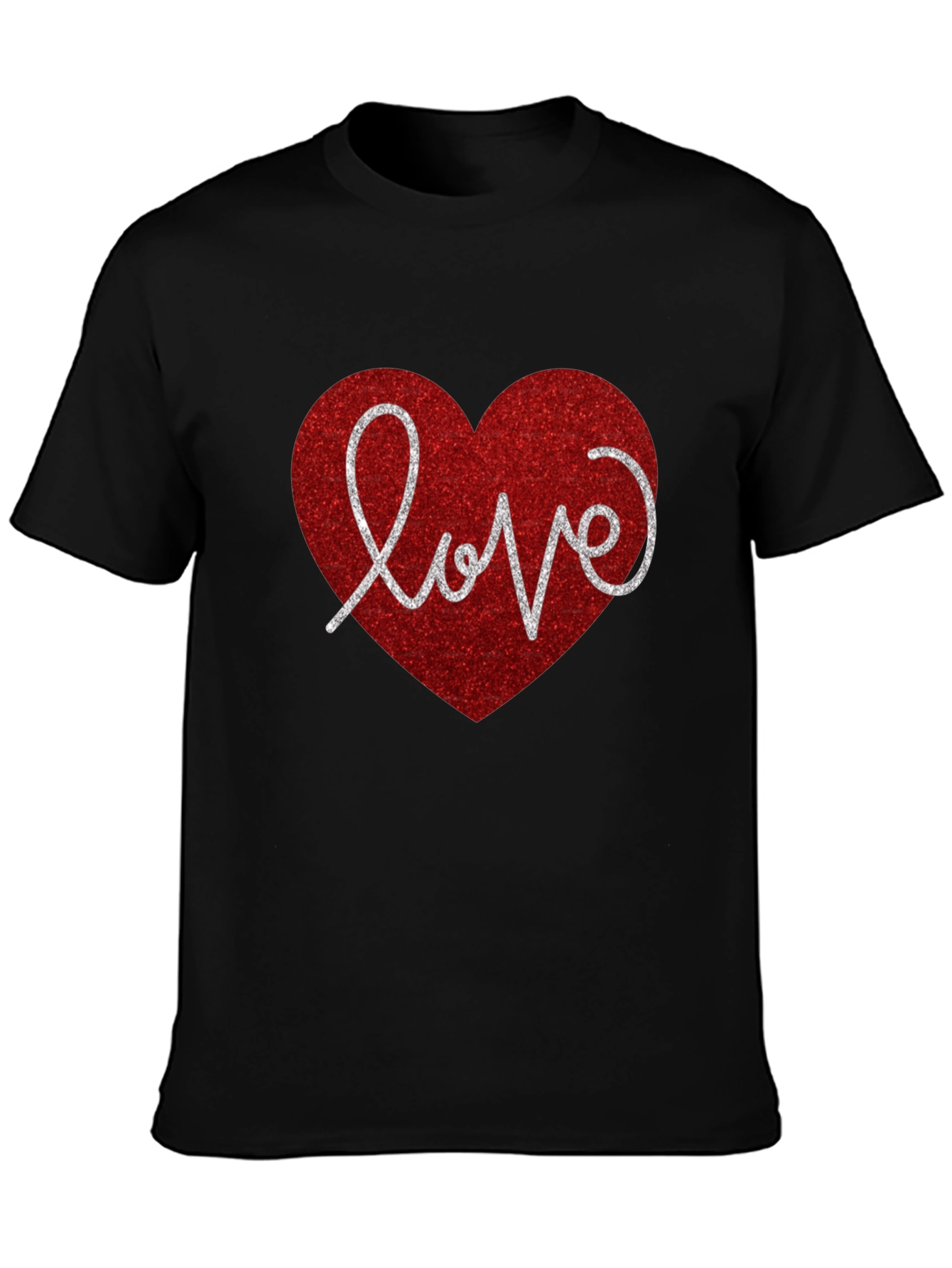 Heart Love Valentines Day Graphic T-Shirt
