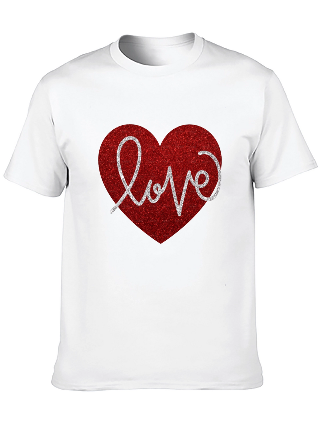 Heart Love Valentines Day Graphic T-Shirt