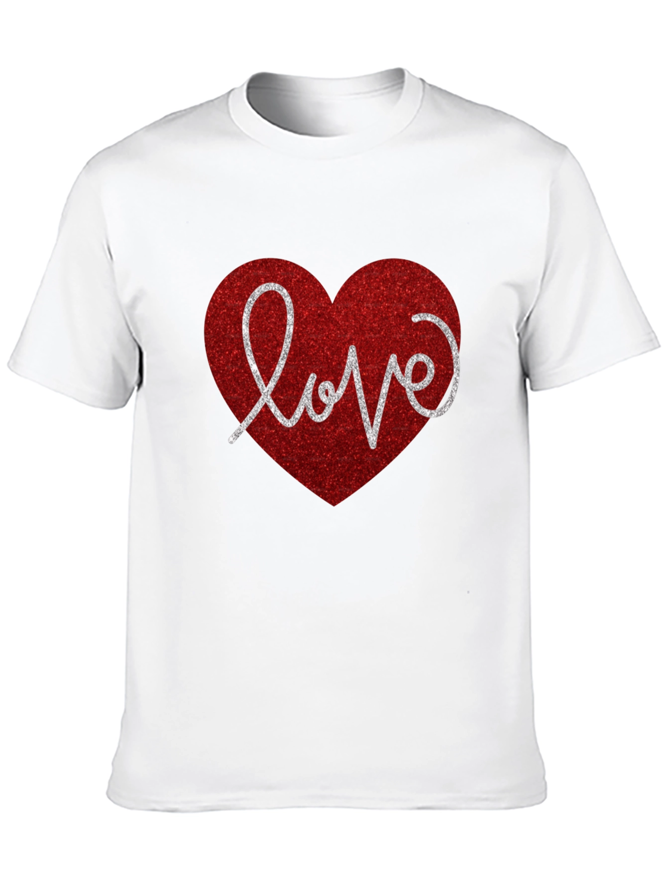 Heart Love Valentines Day Graphic T-Shirt