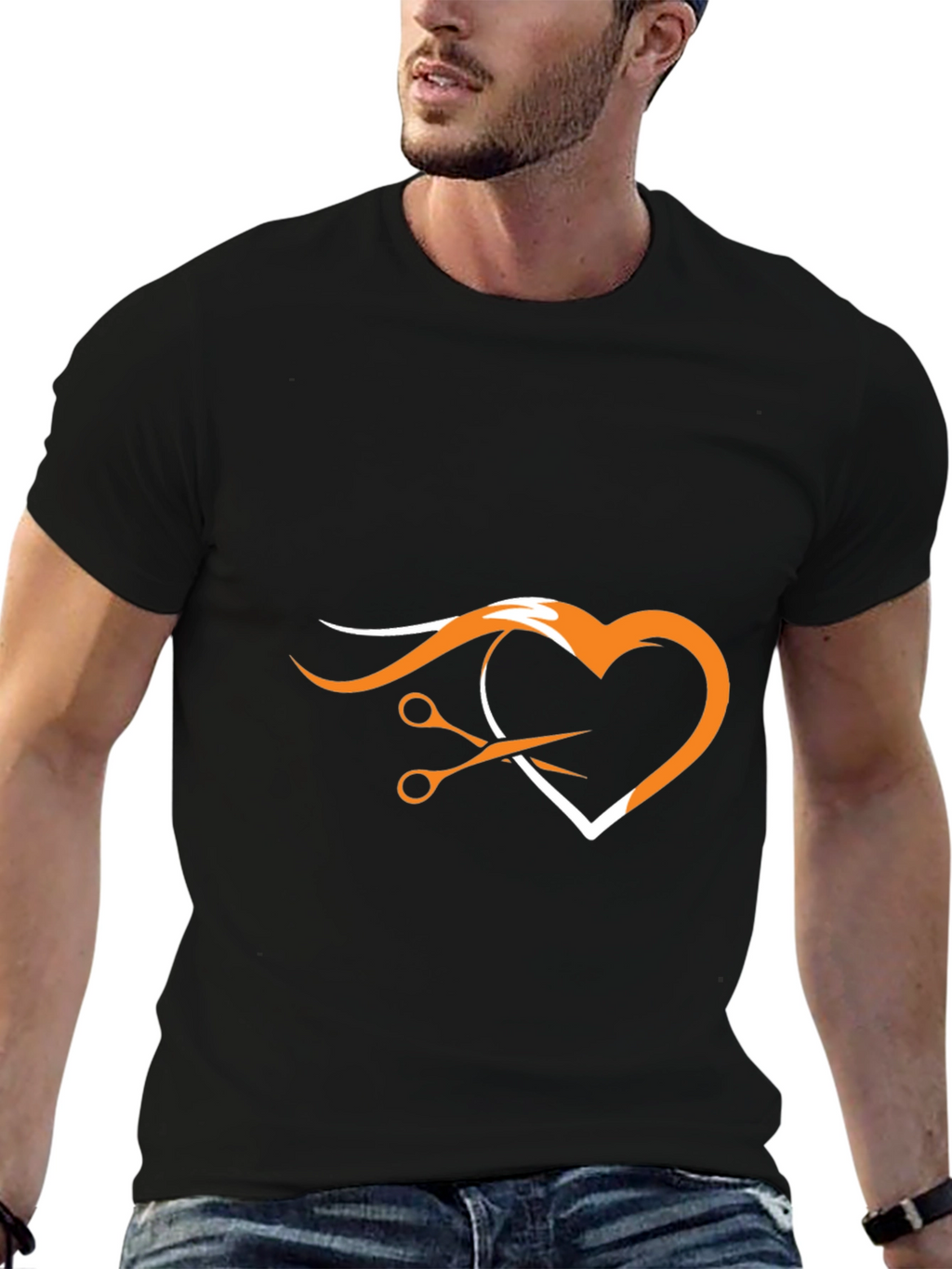 Heart & Scissors Graphic Tee