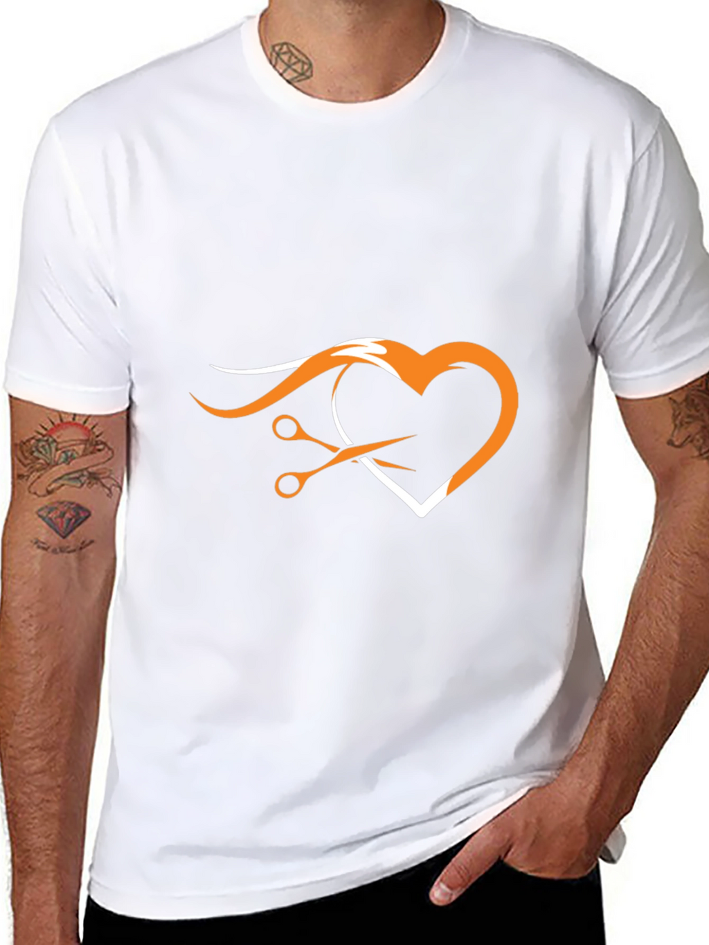 Heart & Scissors Graphic Tee