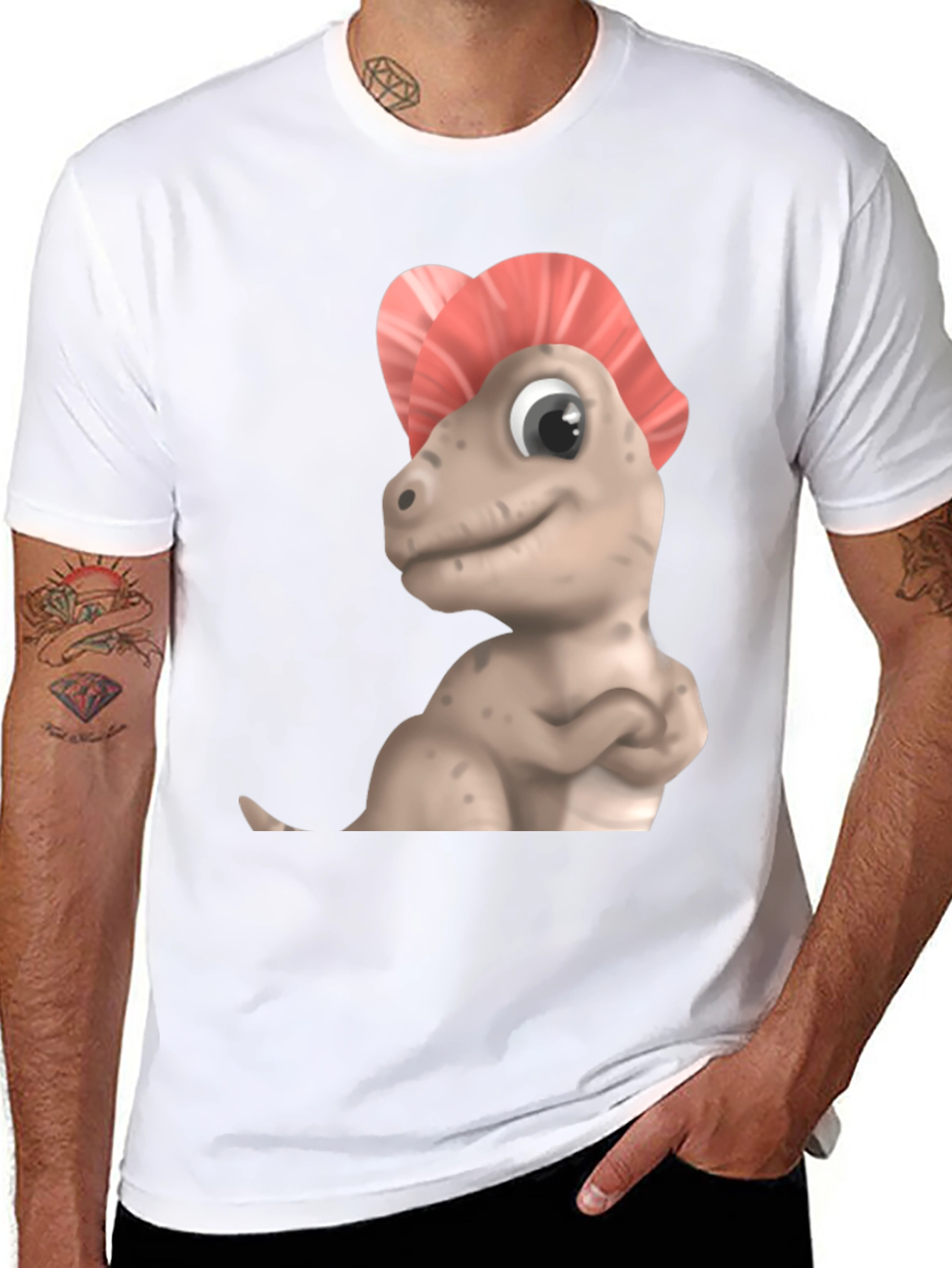 Dinosaur T-Shirt - Cute Cartoon Dino Tee