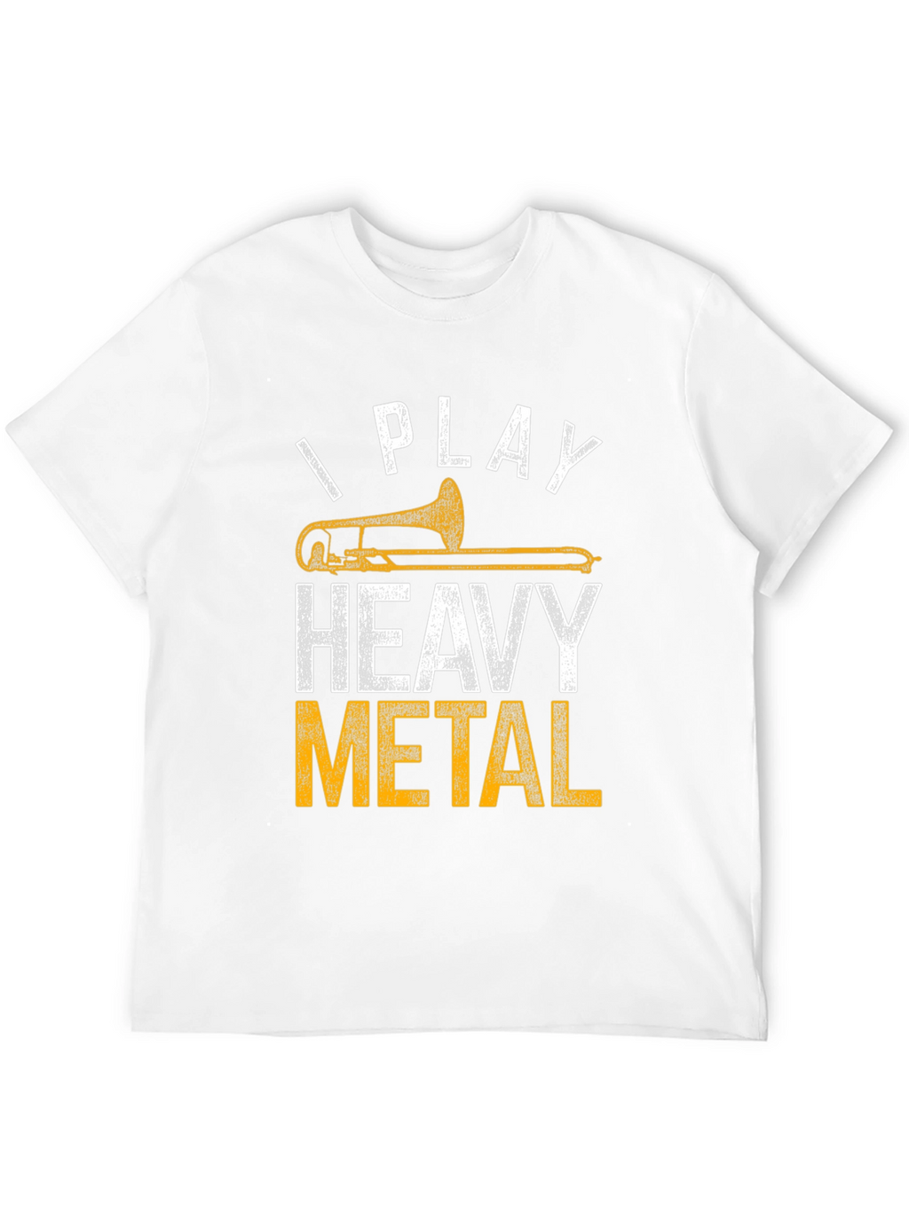 Heavy Metal Trombone Player Black T-Shirt