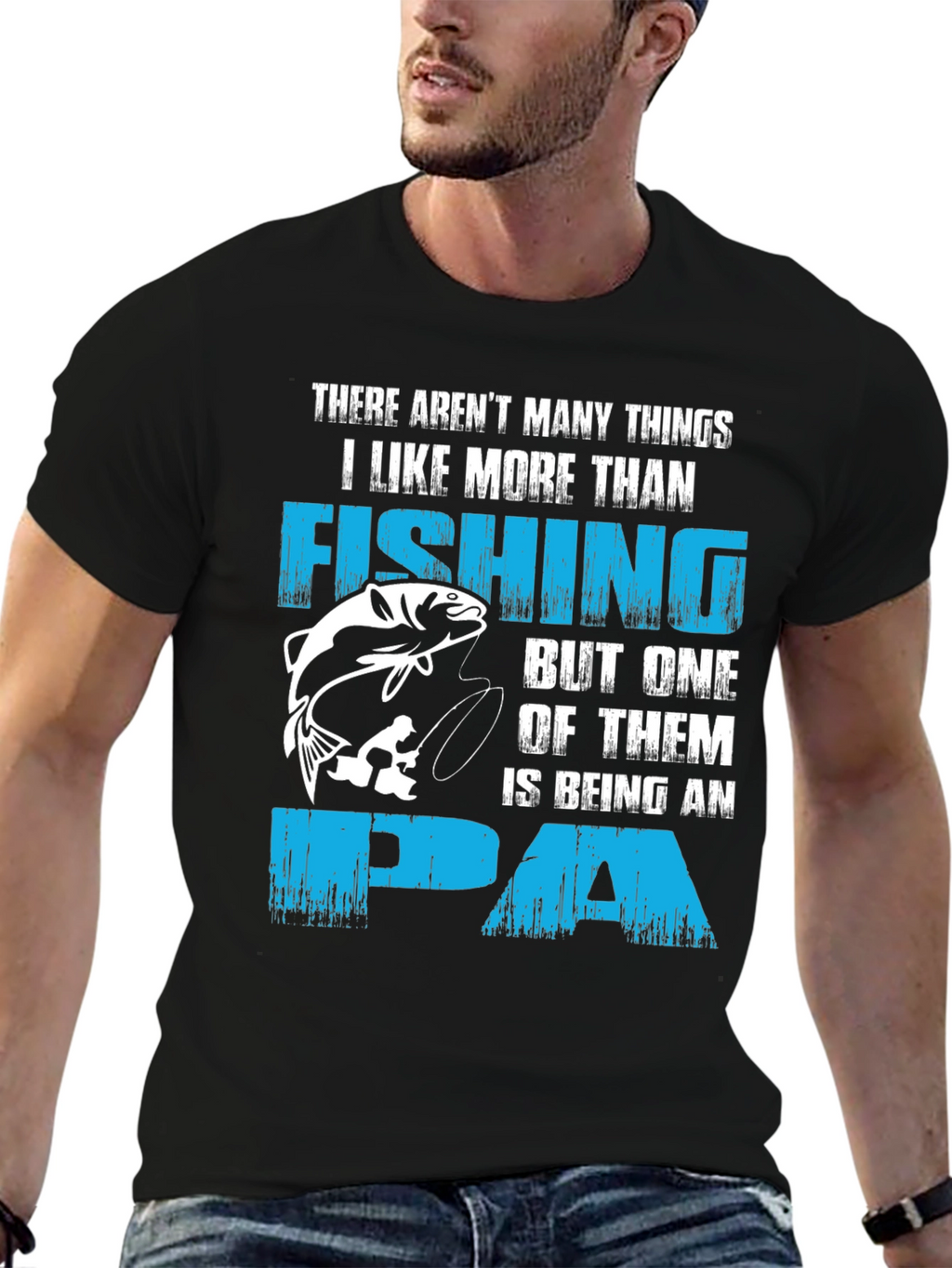 Fishing Dad Graphic T-Shirt - IPA Lover