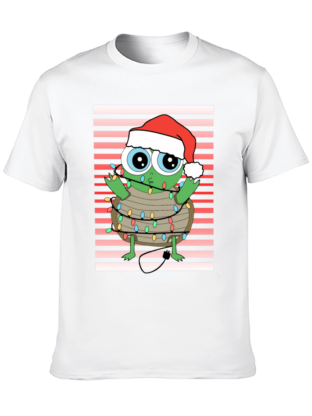 Festive Holiday Turtle Graphic Tee