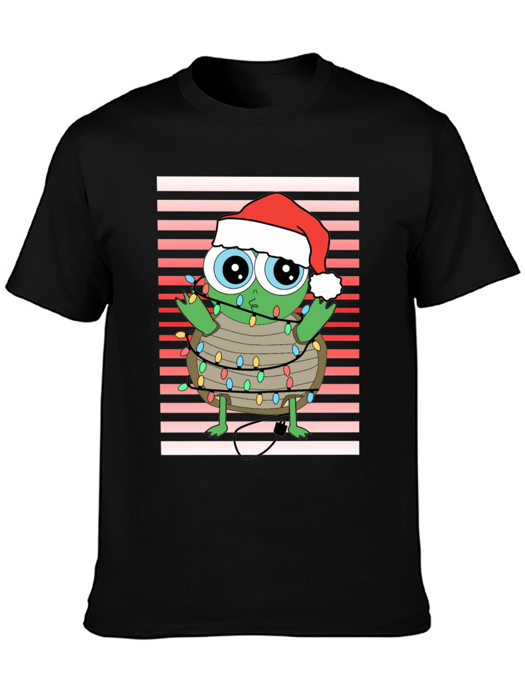 Festive Holiday Turtle Graphic Tee