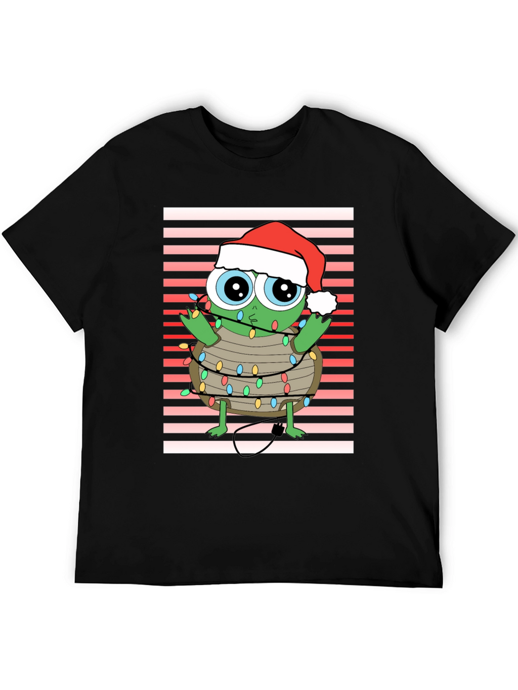 Festive Holiday Turtle Graphic Tee