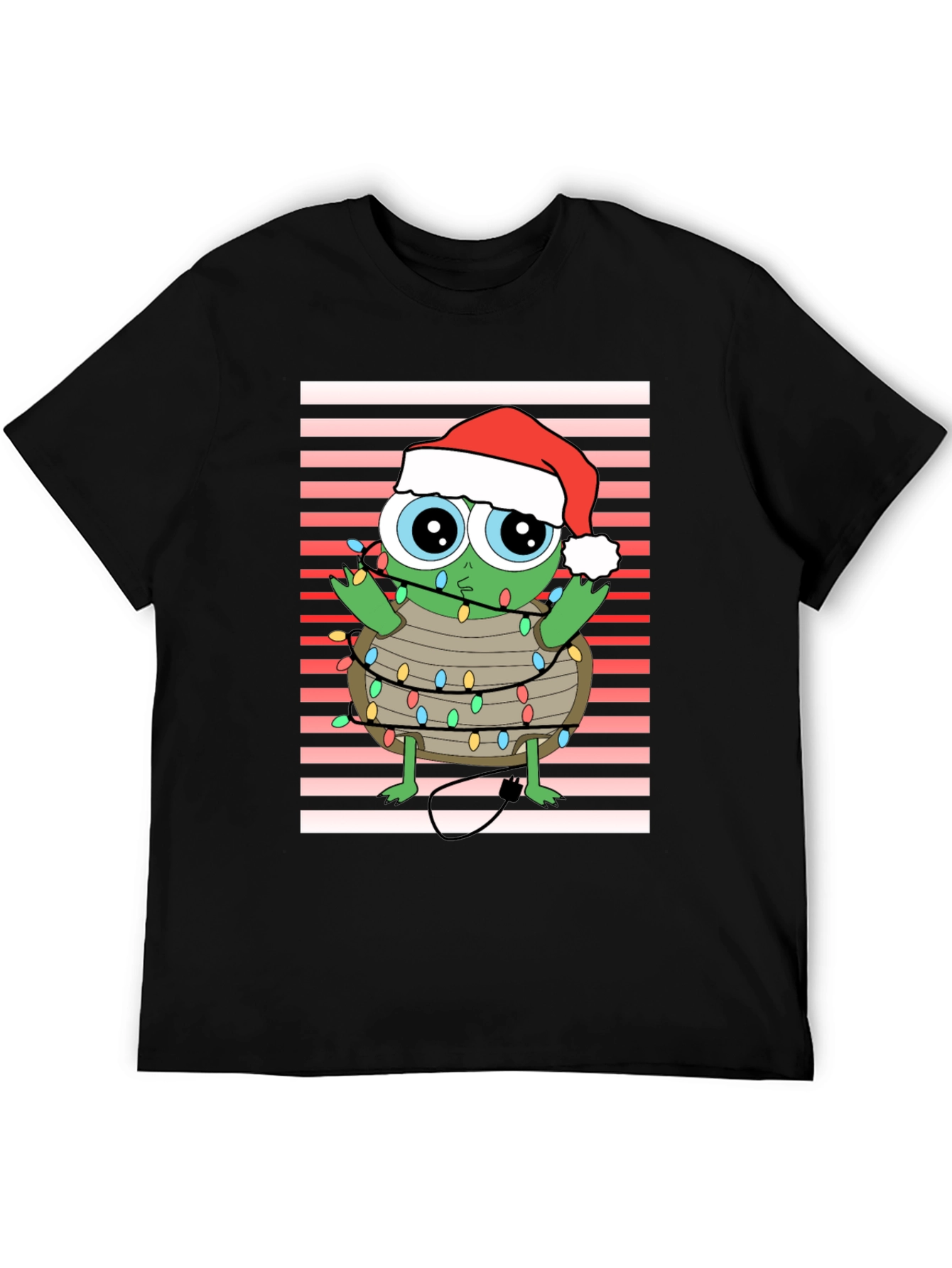 Festive Holiday Turtle Graphic Tee