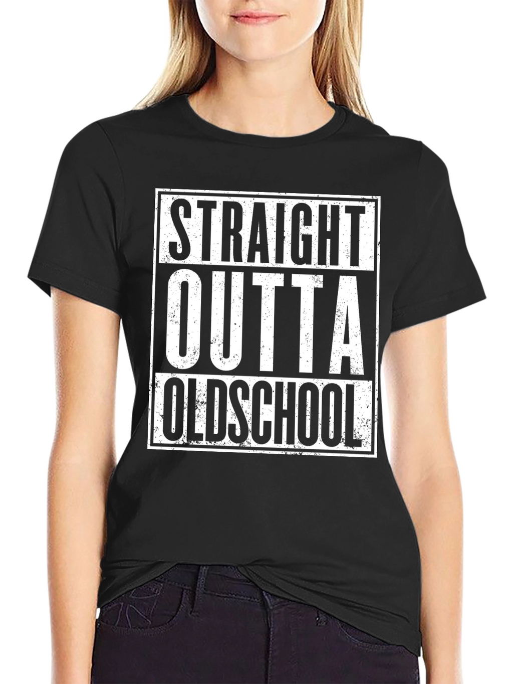 Straight Outta Oldschool Graphic Tee