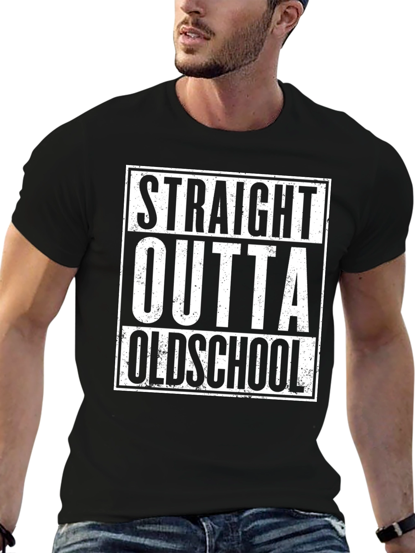Straight Outta Oldschool Graphic Tee