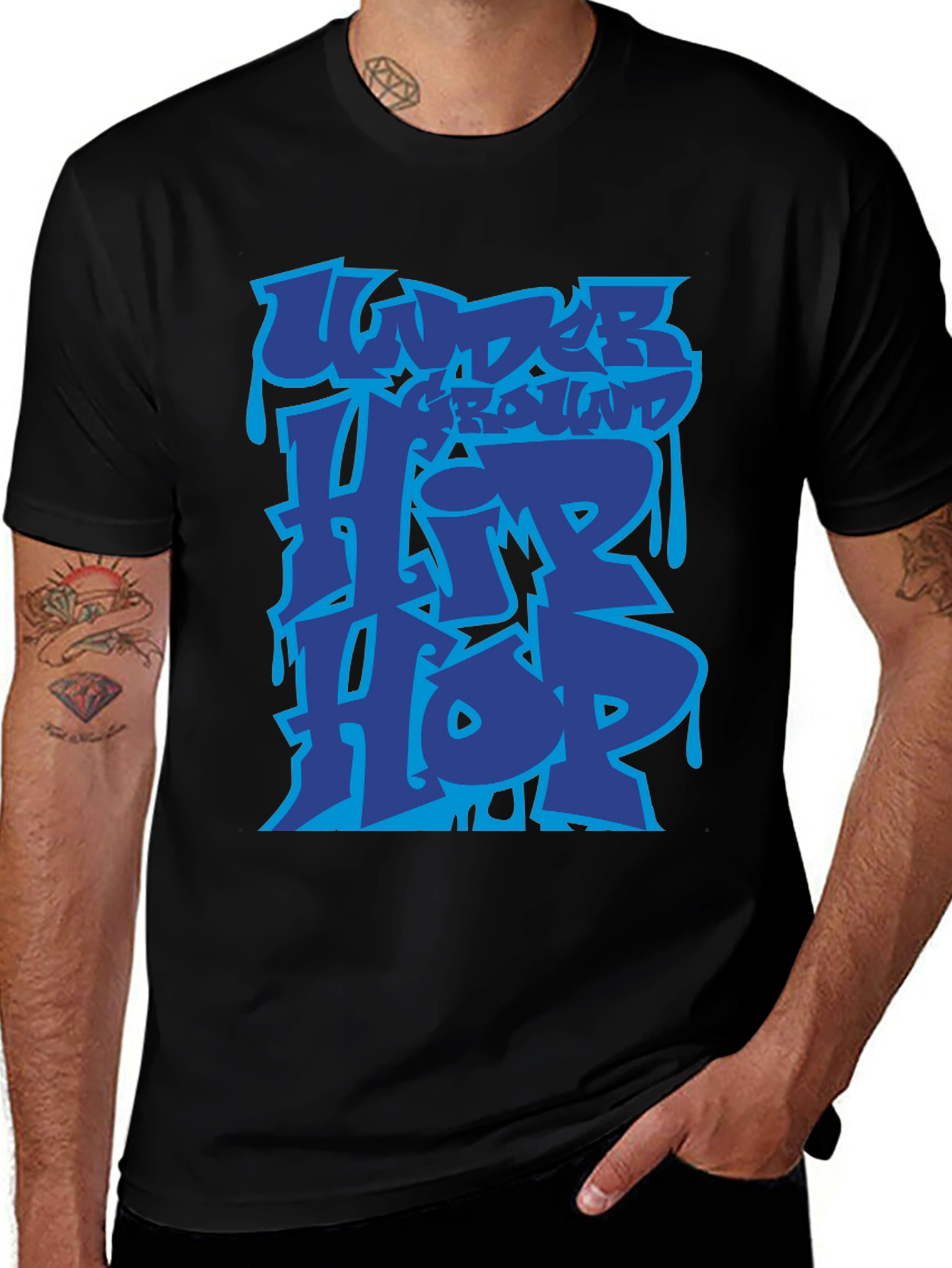 Underground Hip Hop Graphic T-Shirt