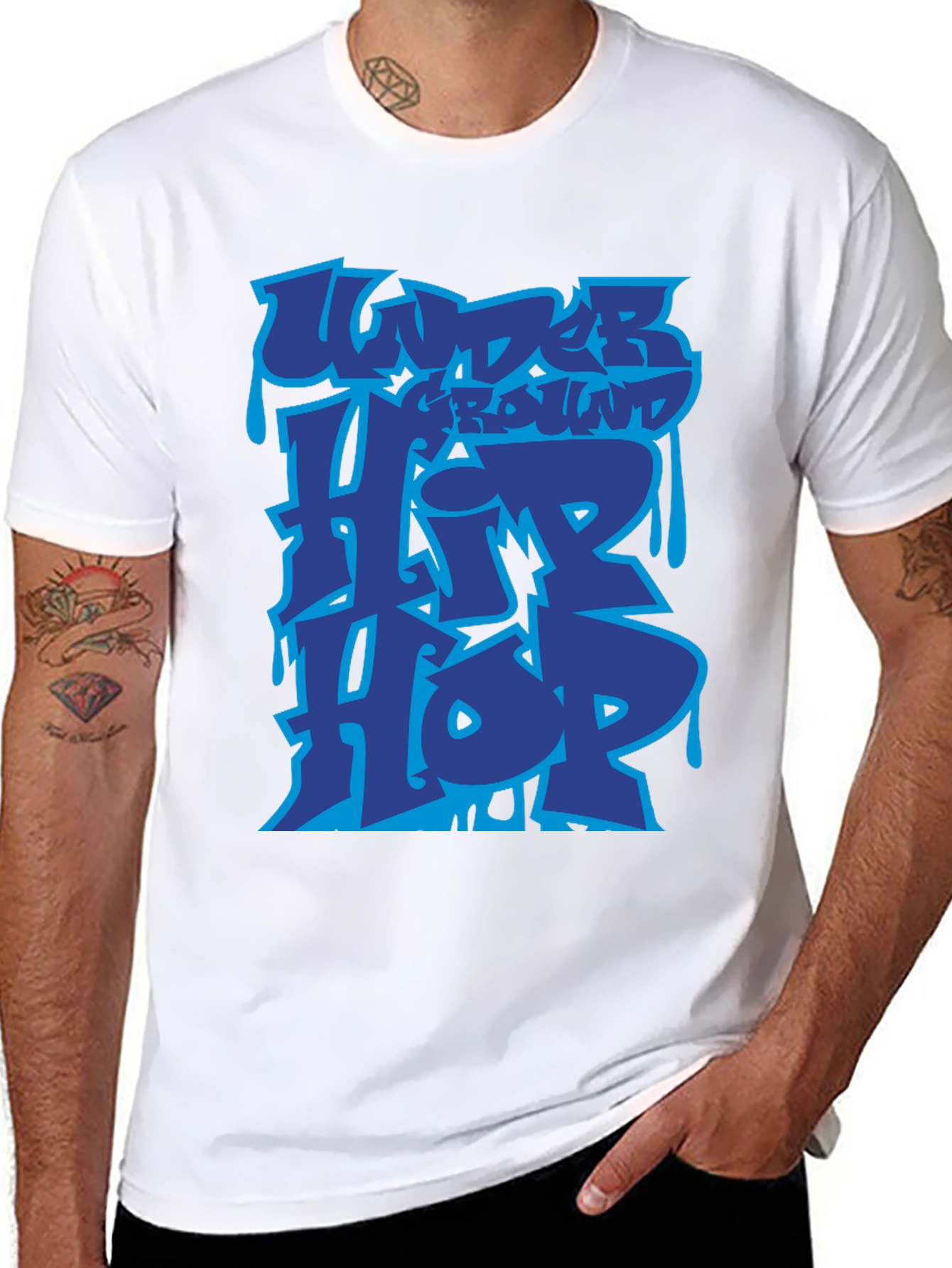 Underground Hip Hop Graphic T-Shirt