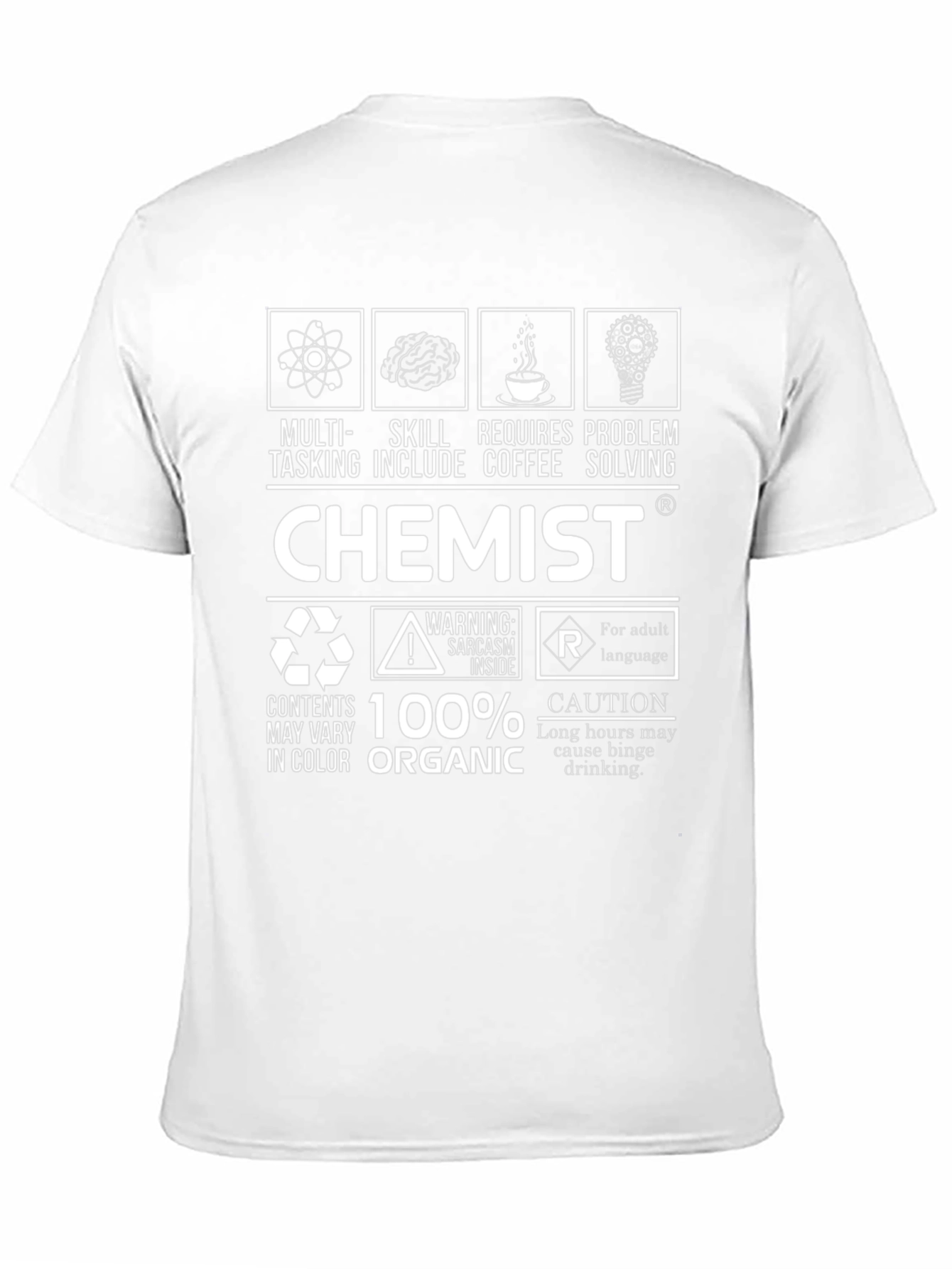 Chemist Organic 100% Cotton Graphic T-Shirt