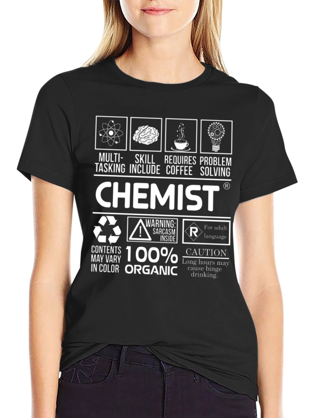 Chemist Organic 100% Cotton Graphic T-Shirt