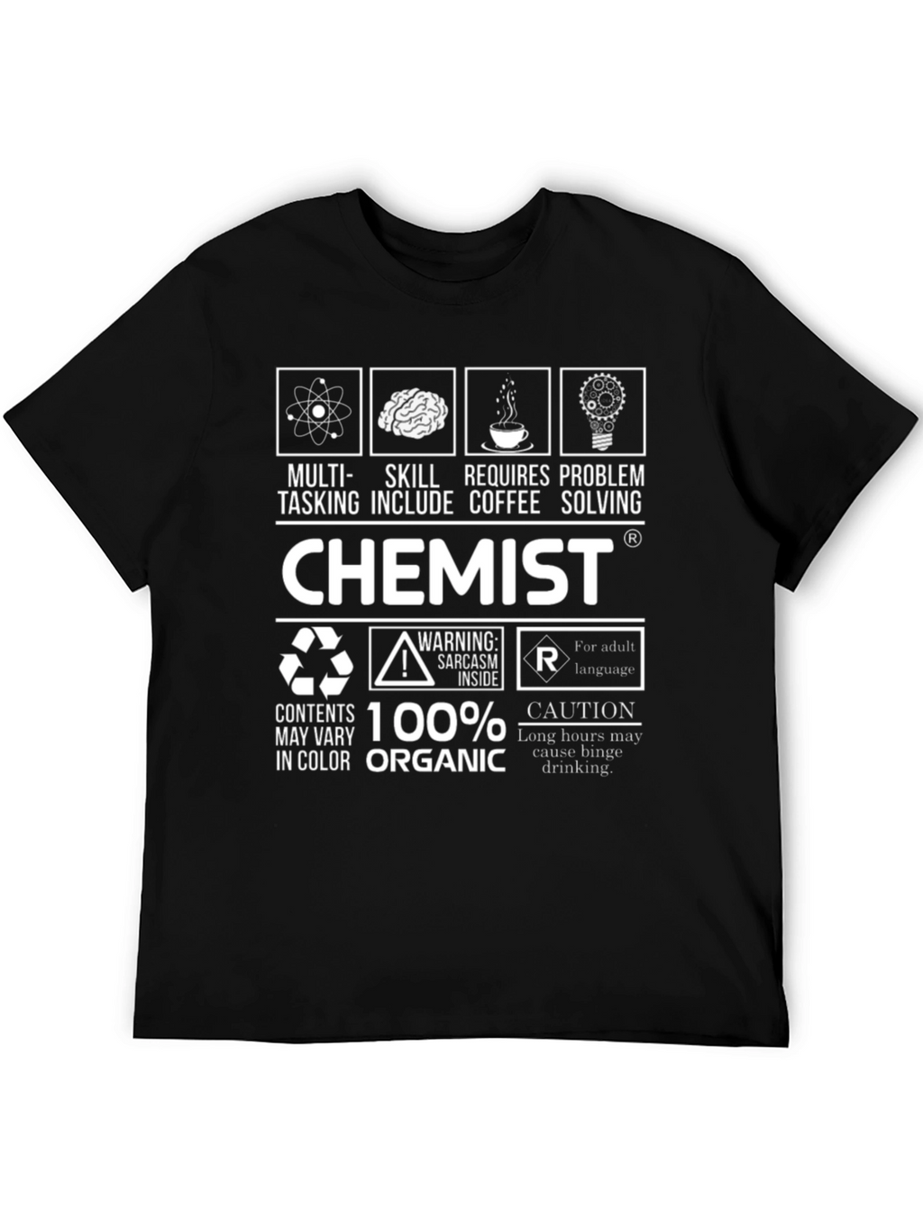Chemist Organic 100% Cotton Graphic T-Shirt