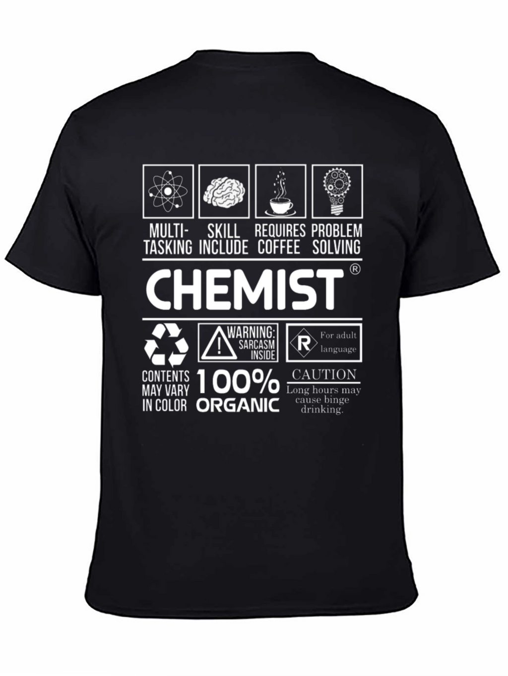 Chemist Organic 100% Cotton Graphic T-Shirt