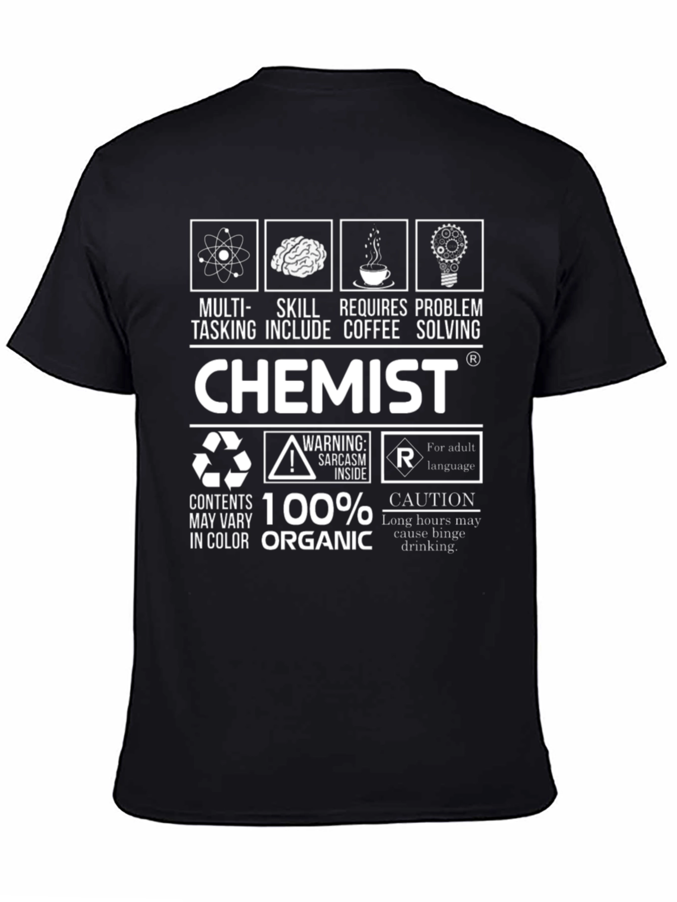 Chemist Organic 100% Cotton Graphic T-Shirt