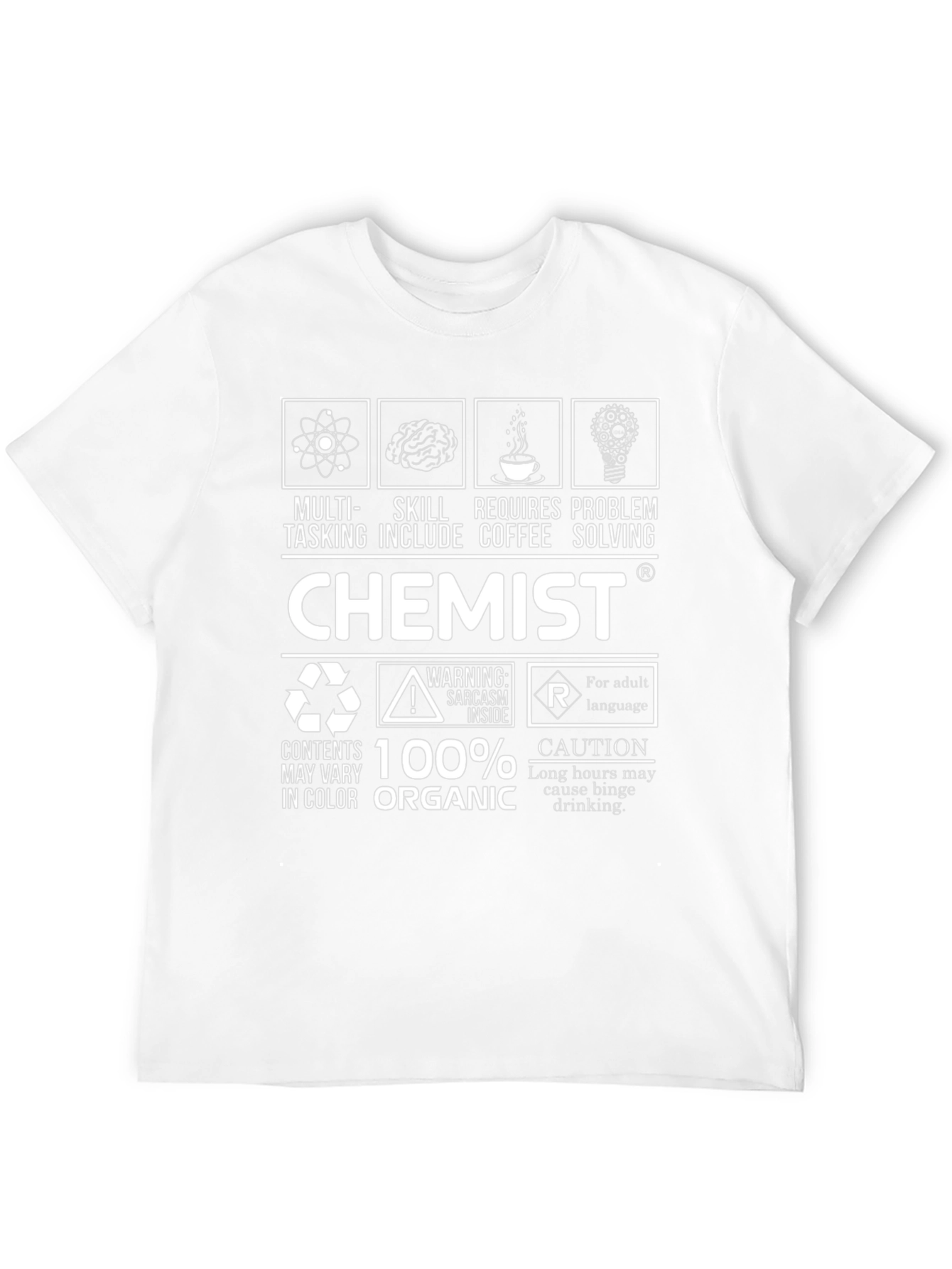 Chemist Organic 100% Cotton Graphic T-Shirt