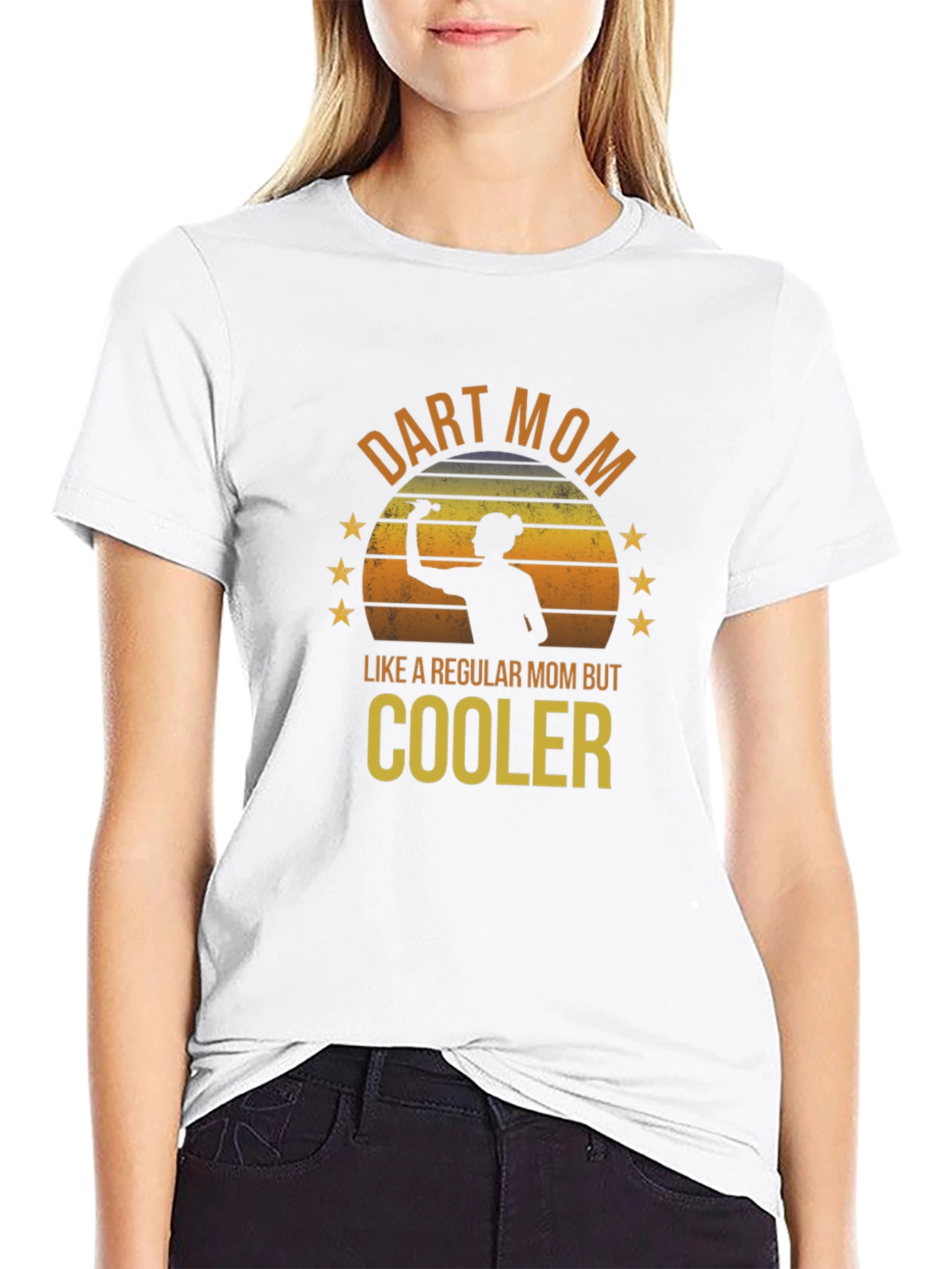 Dart Mom T-Shirt - Cooler Than a Regular Mom