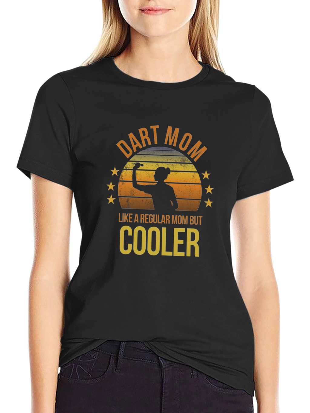 Dart Mom T-Shirt - Cooler Than a Regular Mom