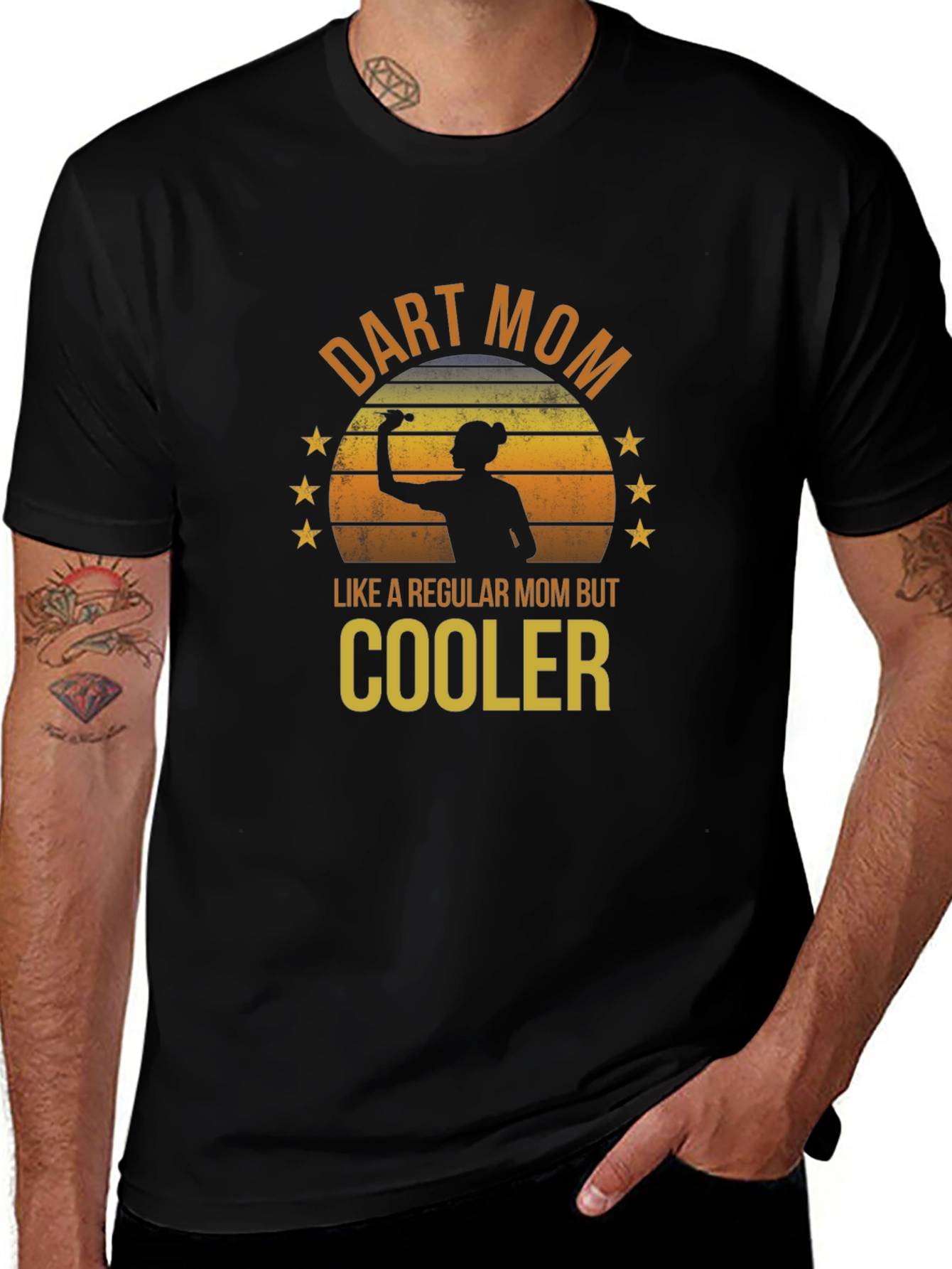Dart Mom T-Shirt - Cooler Than a Regular Mom