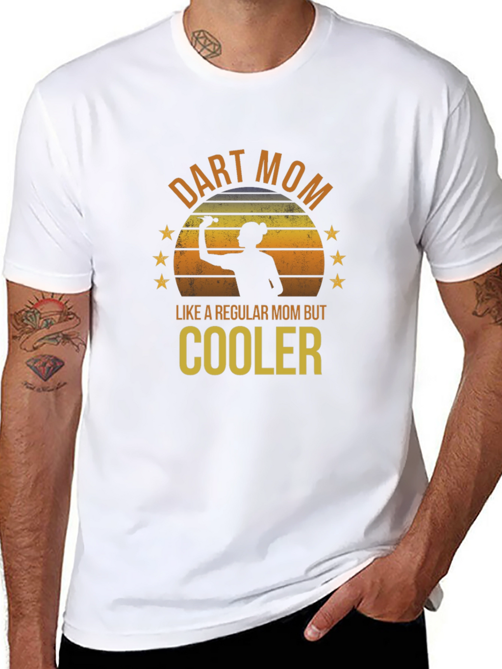 Dart Mom T-Shirt - Cooler Than a Regular Mom