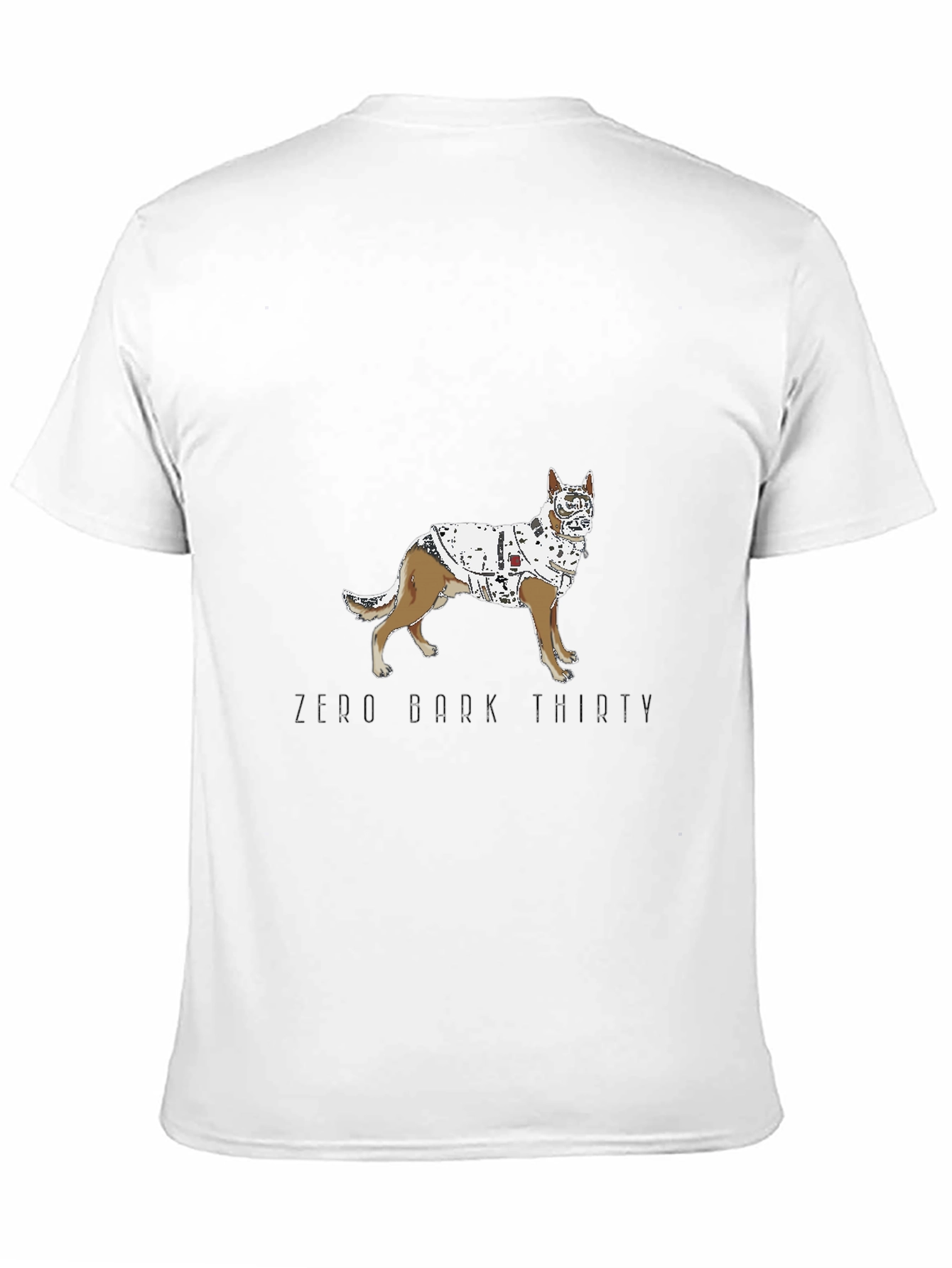 Zero Bark Thirty Dog T-Shirt