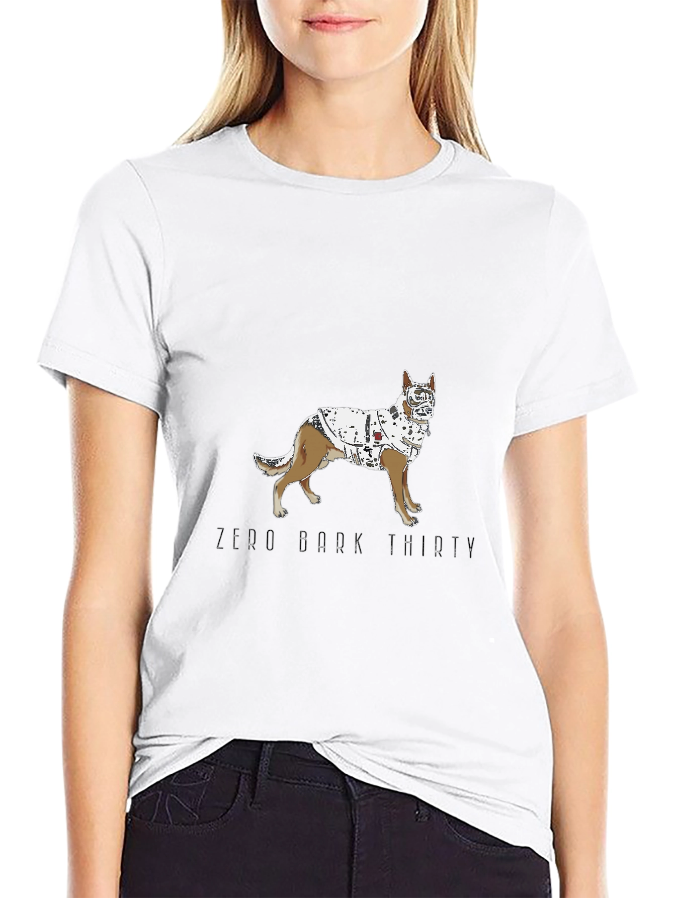 Zero Bark Thirty Dog T-Shirt