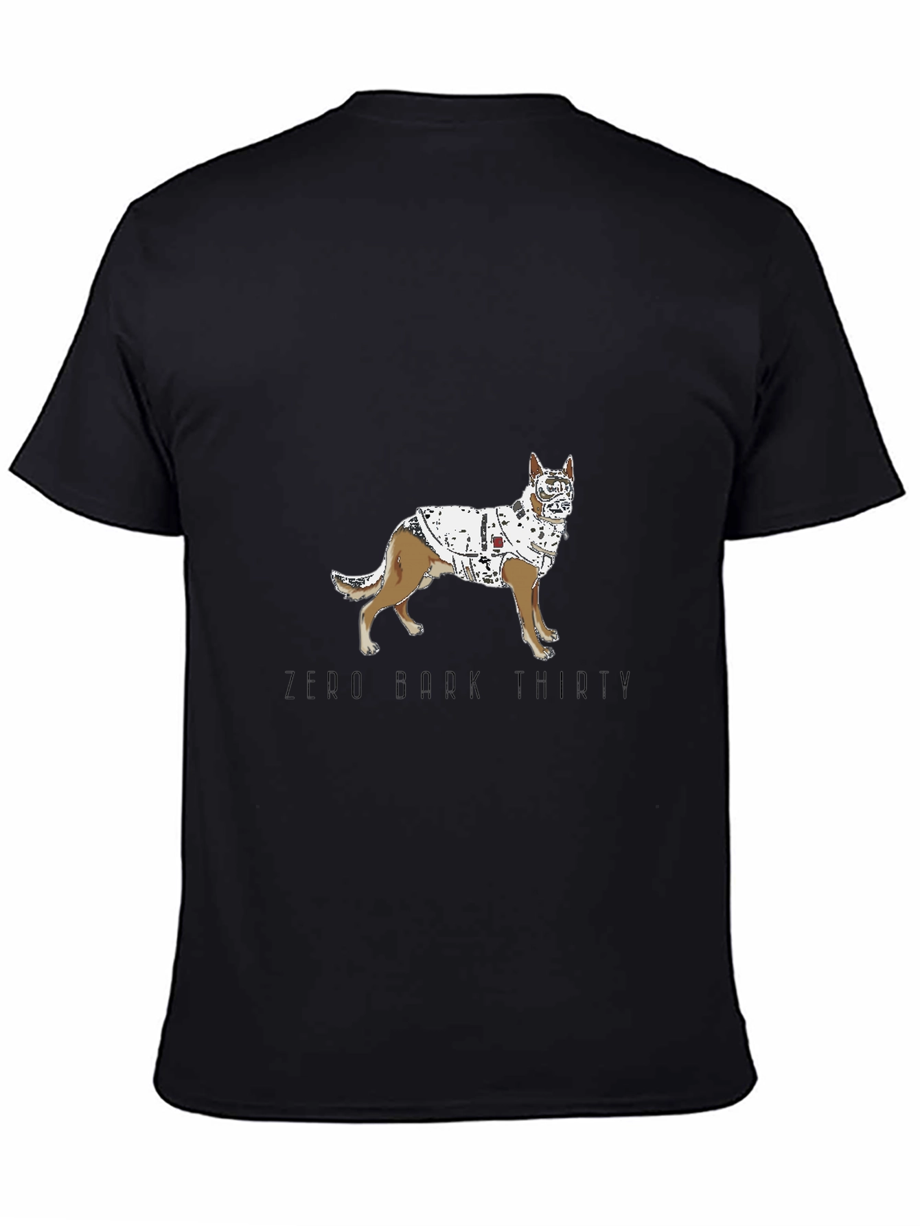 Zero Bark Thirty Dog T-Shirt