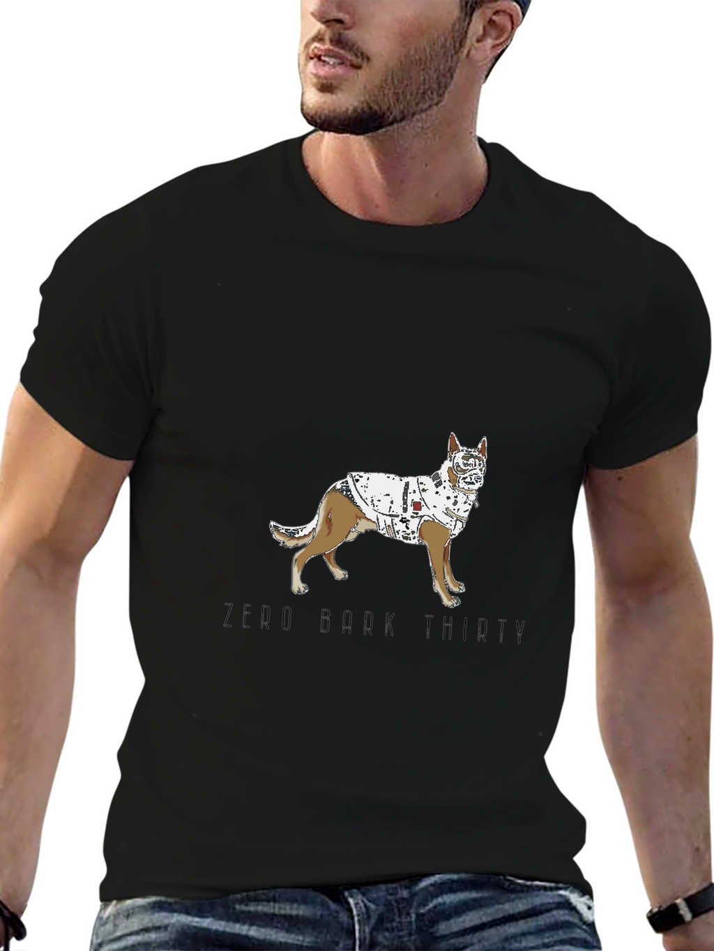 Zero Bark Thirty Dog T-Shirt