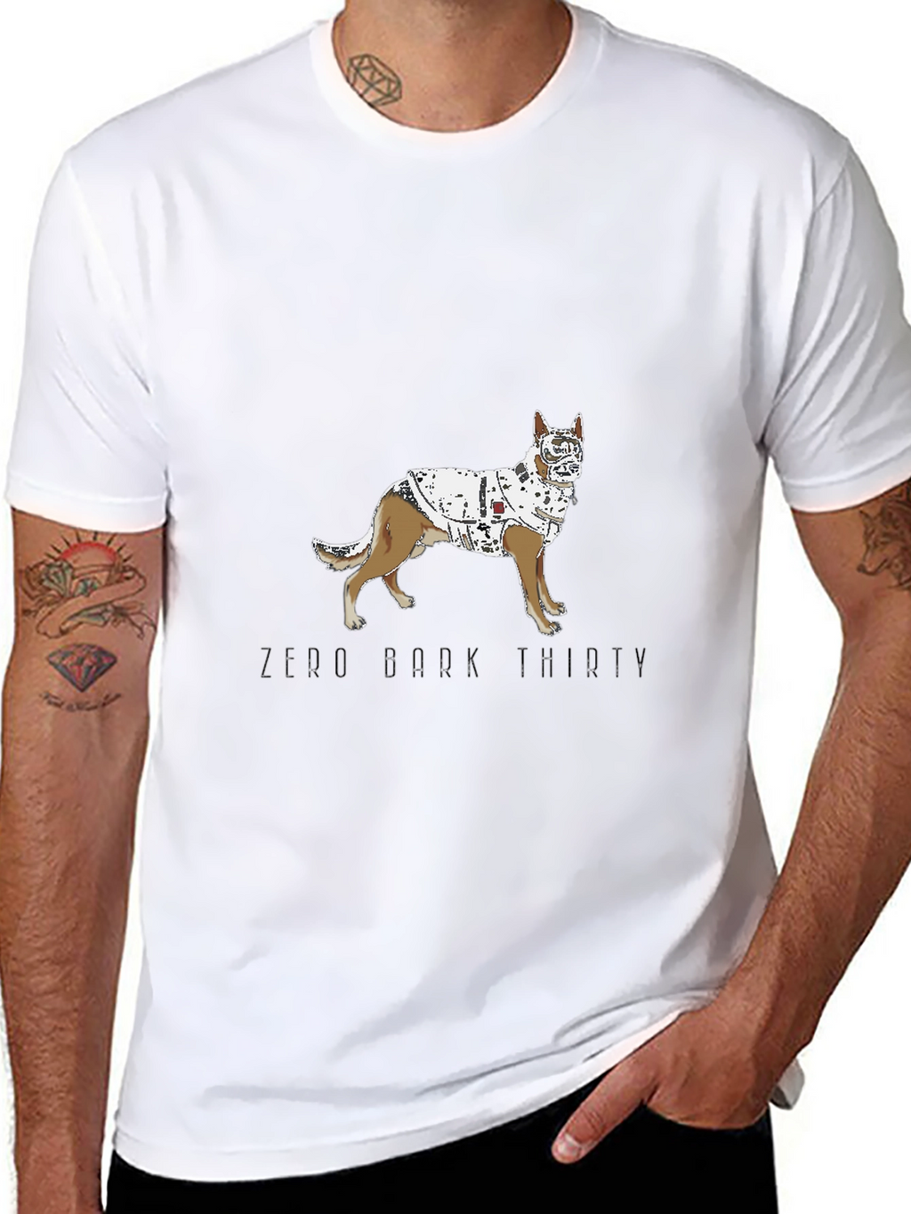 Zero Bark Thirty Dog T-Shirt